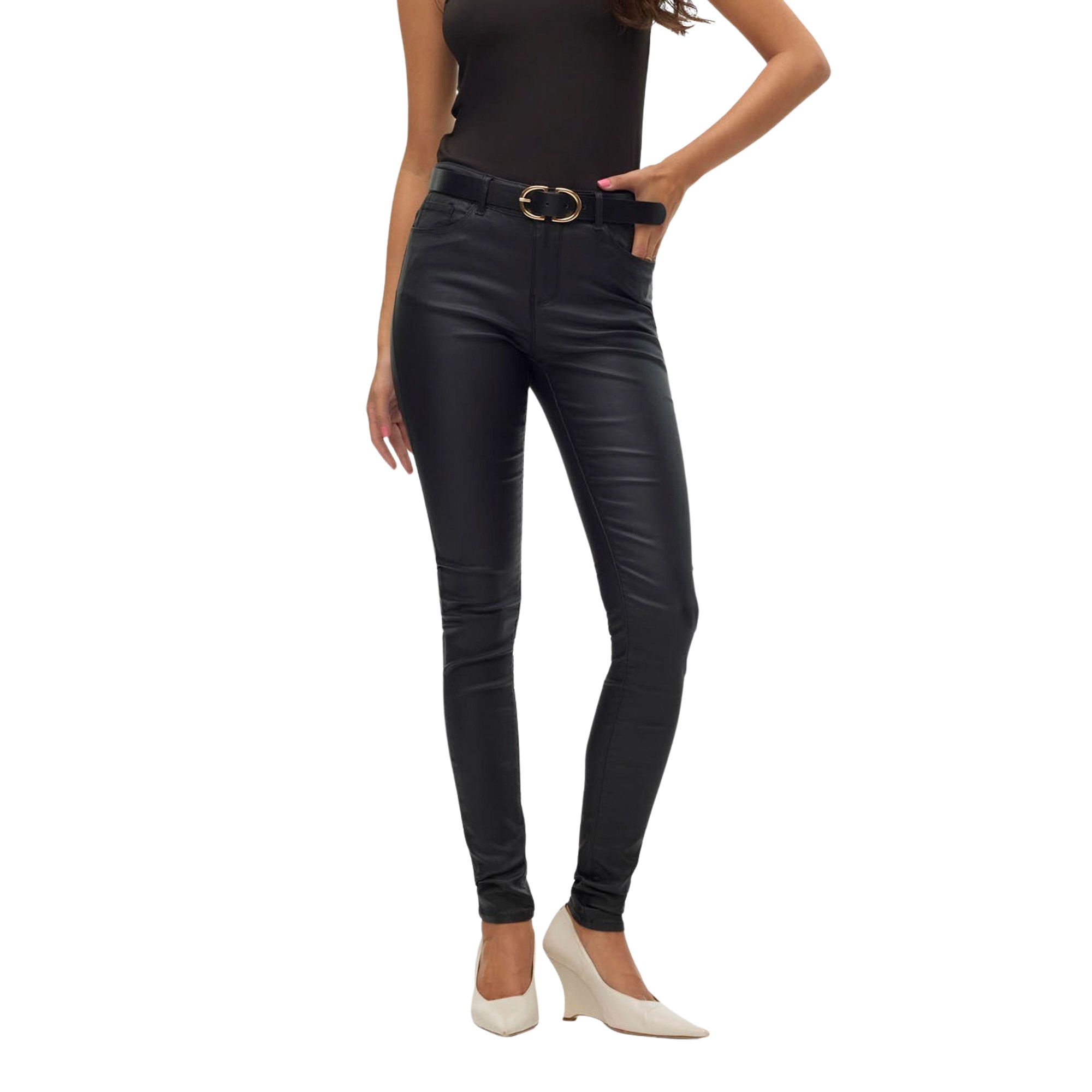 Vero Moda Seven Smooth Coated Broek Dames