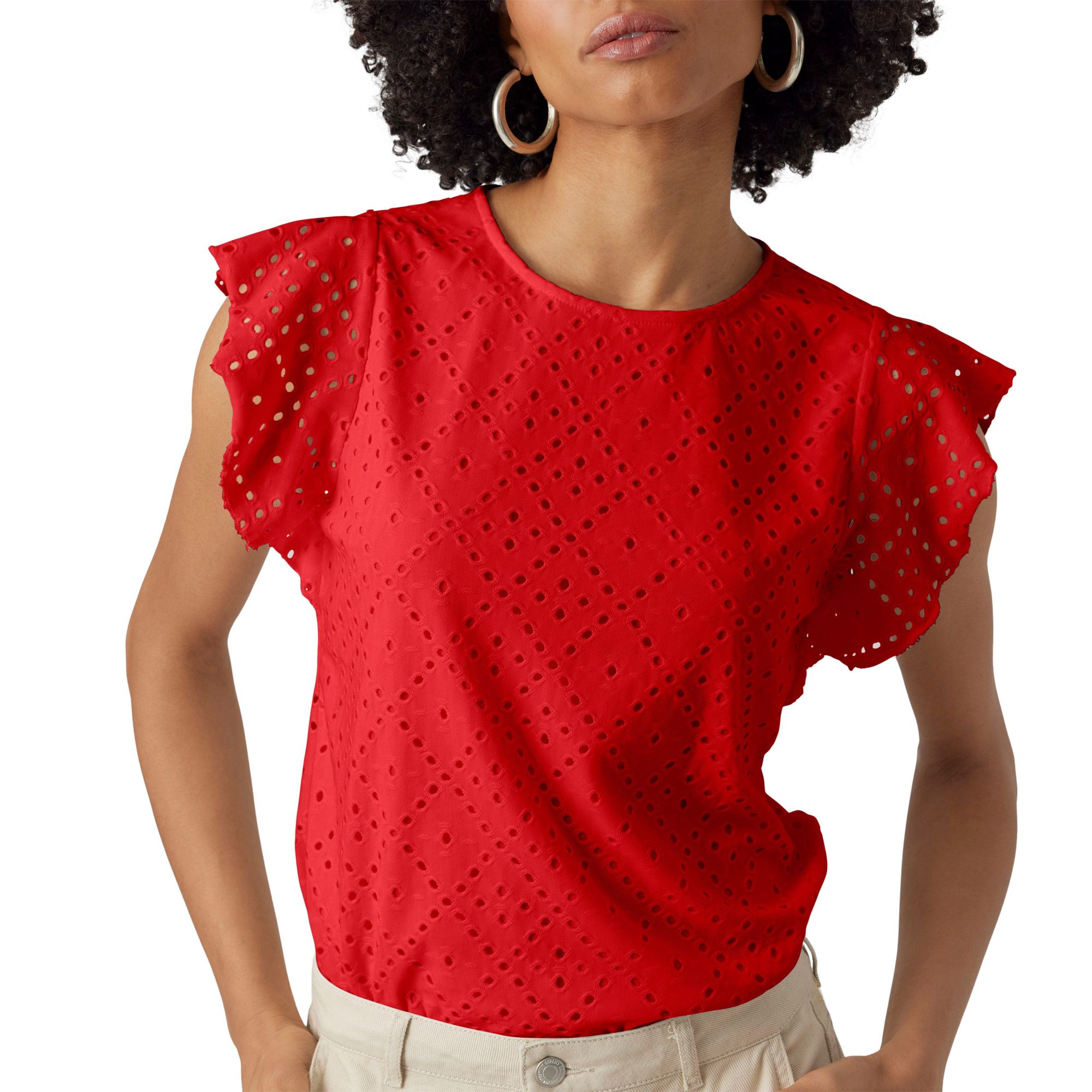 Vero Moda Tassa Frill Shirt Dames