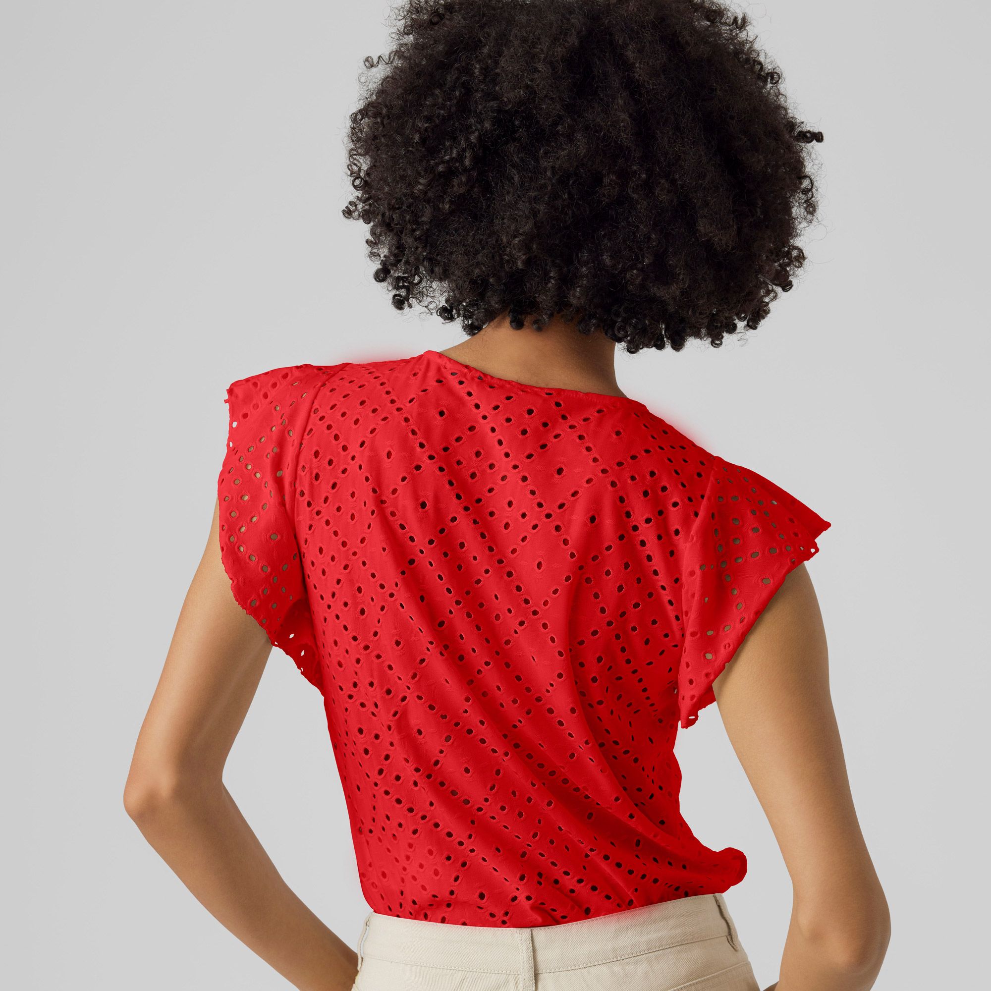Vero Moda Tassa Frill Shirt Dames