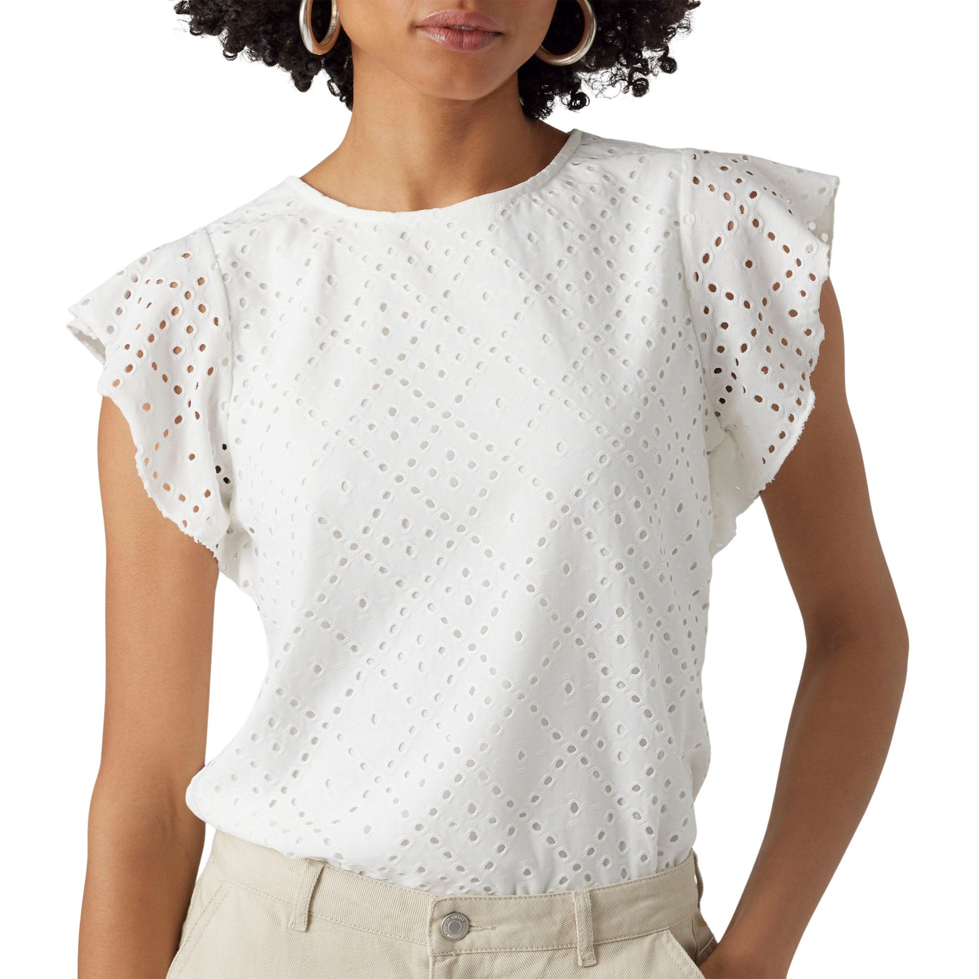 Vero Moda Tassa Frill Shirt Dames