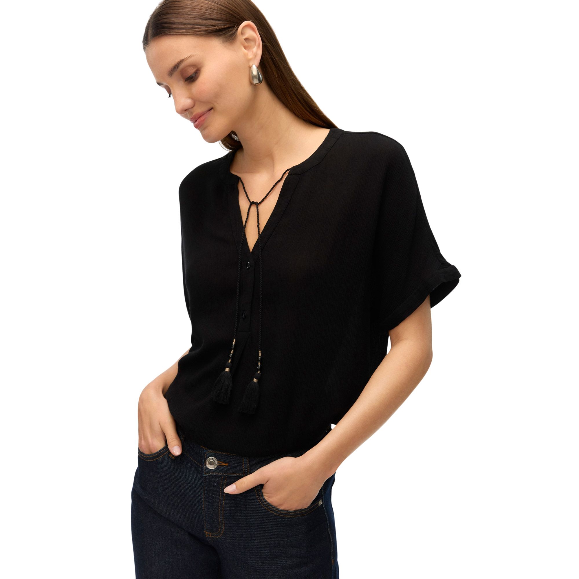 Vero Moda Bente SS Wide Shirt Dames