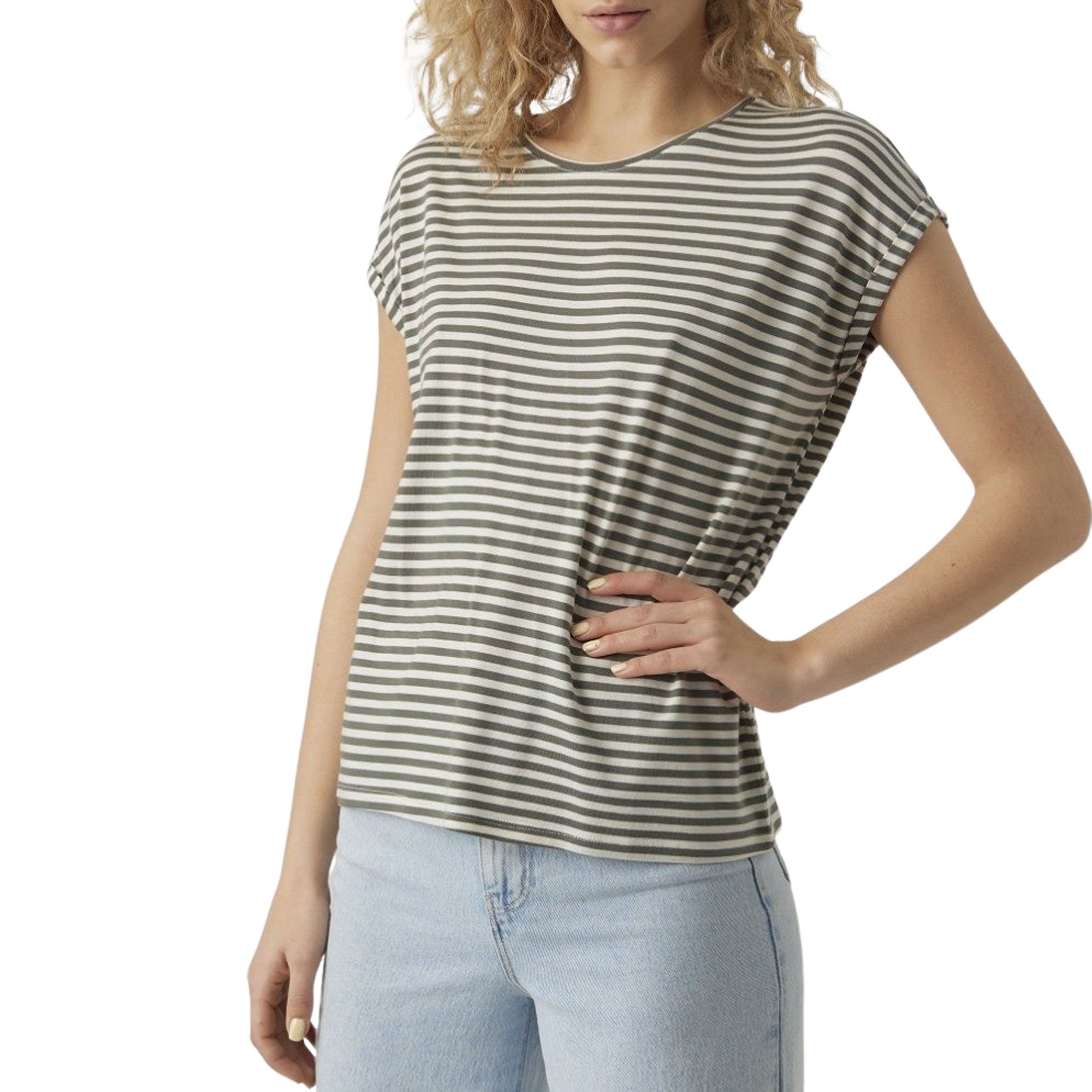 Vero Moda Ava Plain Stripe Shirt Dames