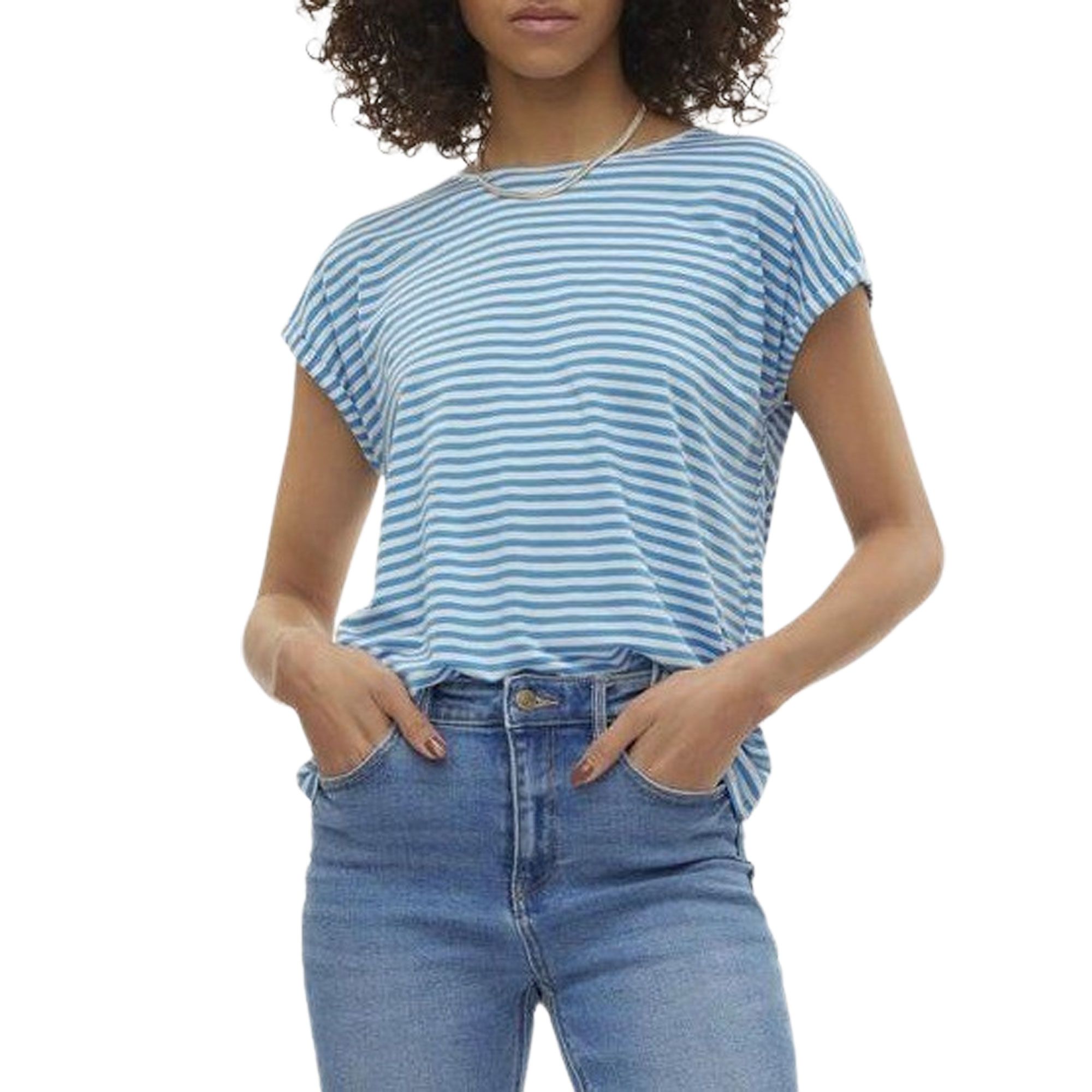 Vero Moda Ava Plain Stripe Shirt Dames