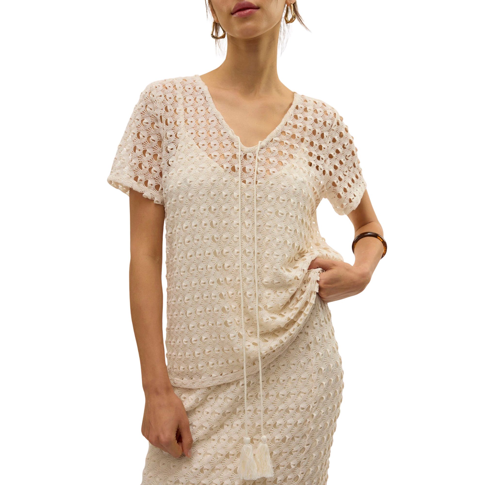 Vero Moda Dylie V-neck Woven Shirt Dames