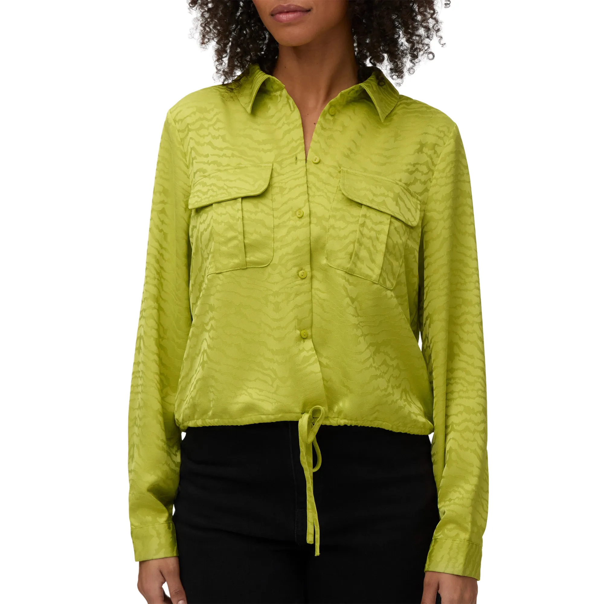 Vero Moda Marys Kira Tie LS Shirt Dames