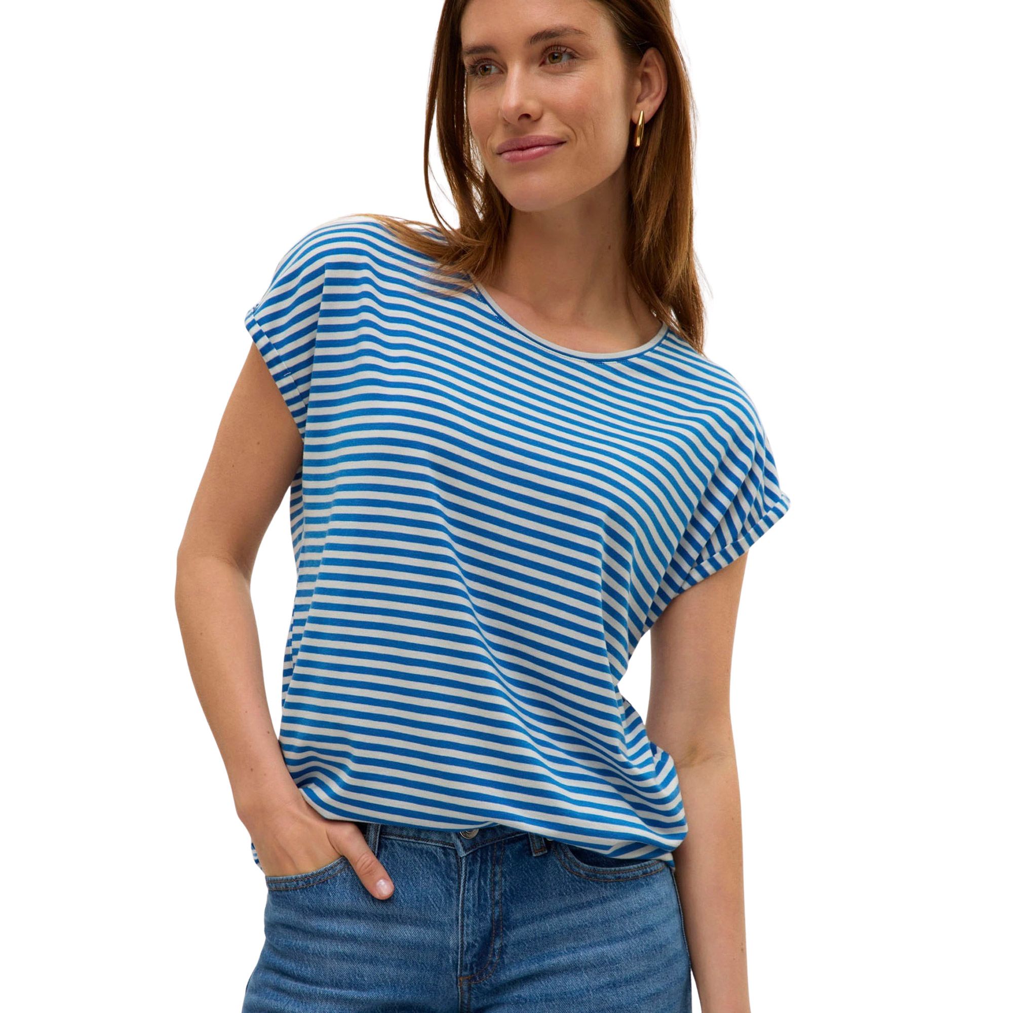 Vero Moda Ava Plain Stripe Shirt Dames