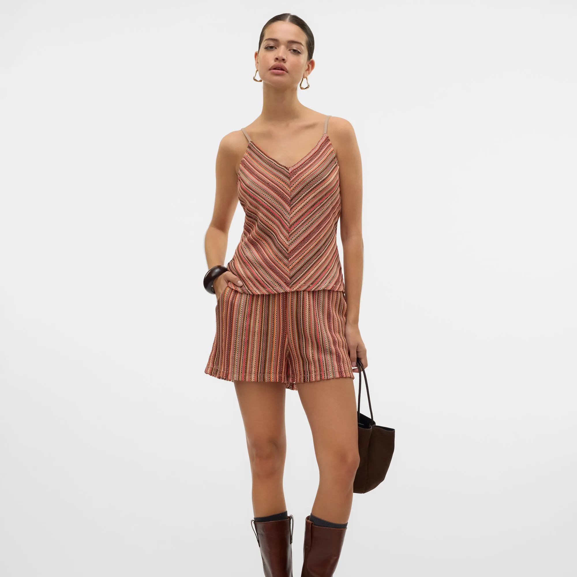 Vero Moda Demi Stripe Short Dames