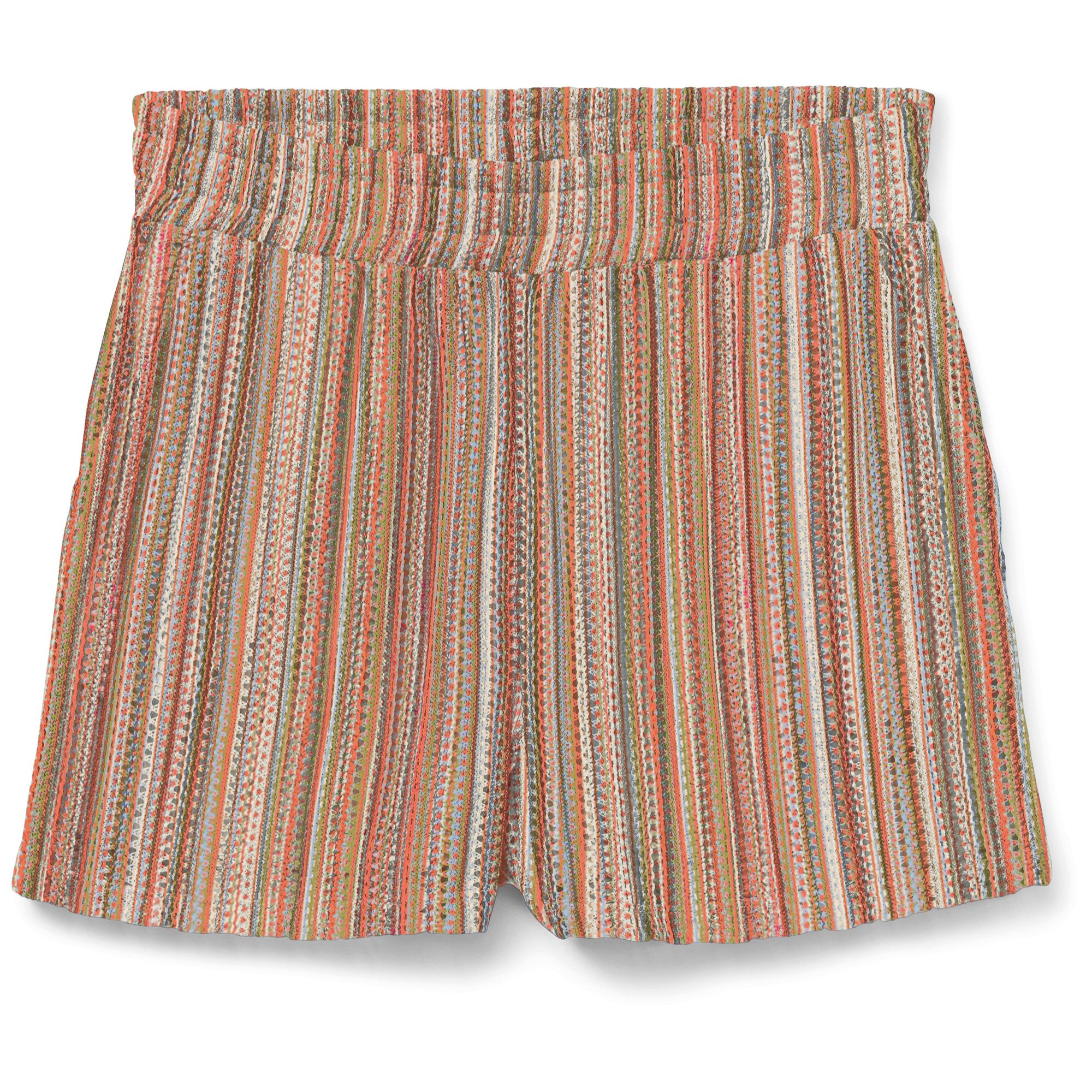 Vero Moda VMTESS MR DENIM AOP SHORTS NOOS - Silver Mink Dames Maat Xs