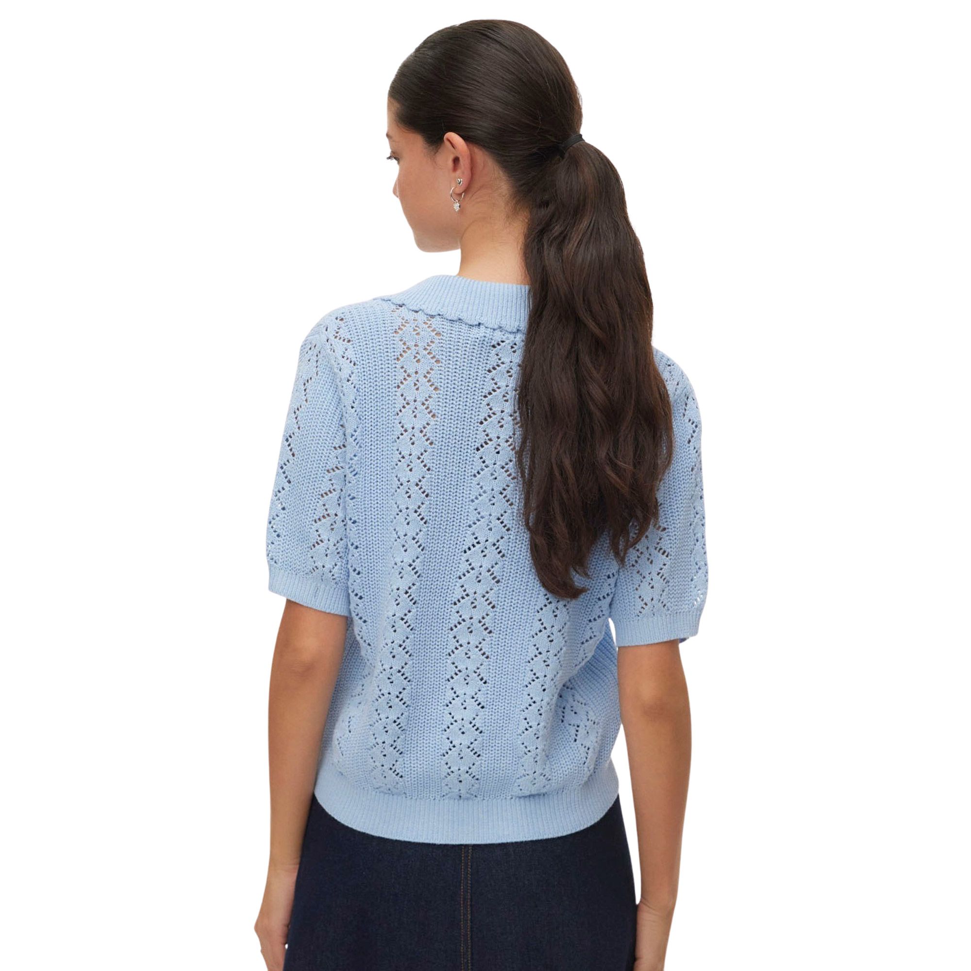 Vero Moda Daria SS Poloneck Knit Vest Dames