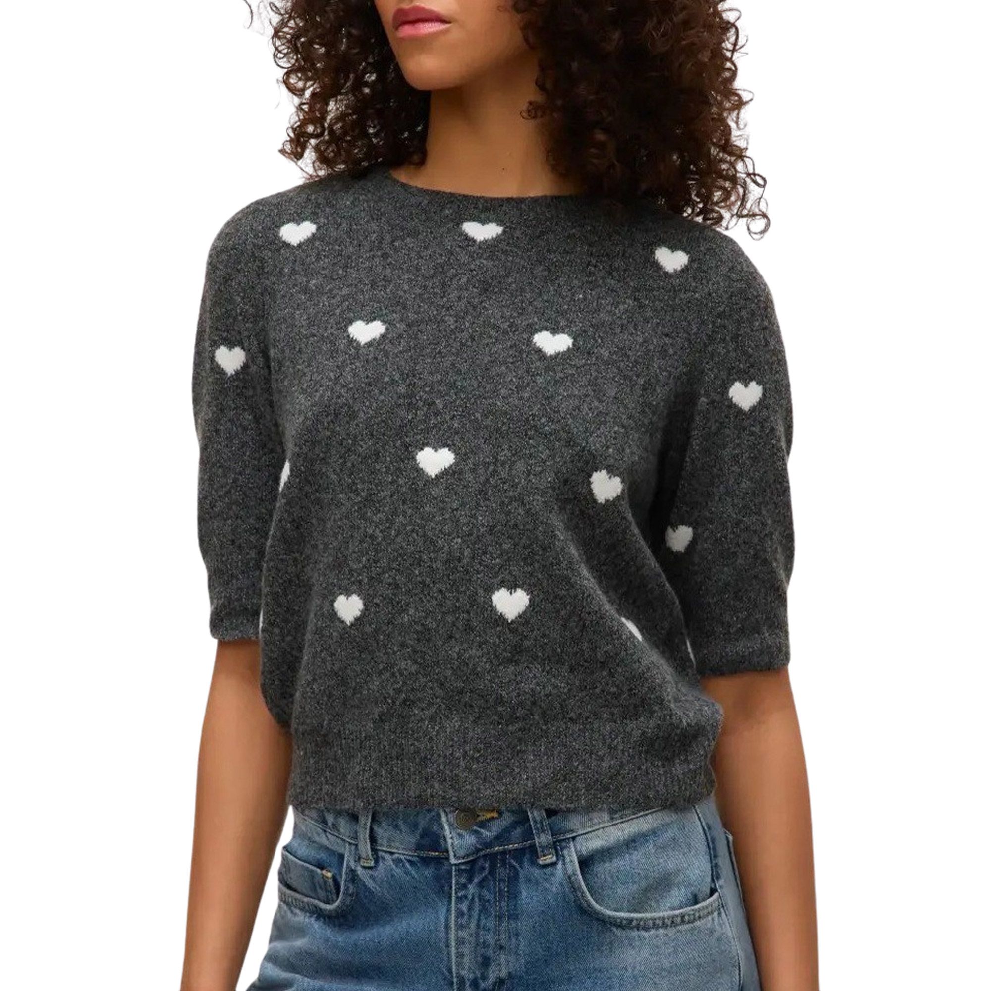 Vero Moda Doffy Intarsia 2/4 Knit Trui Dames