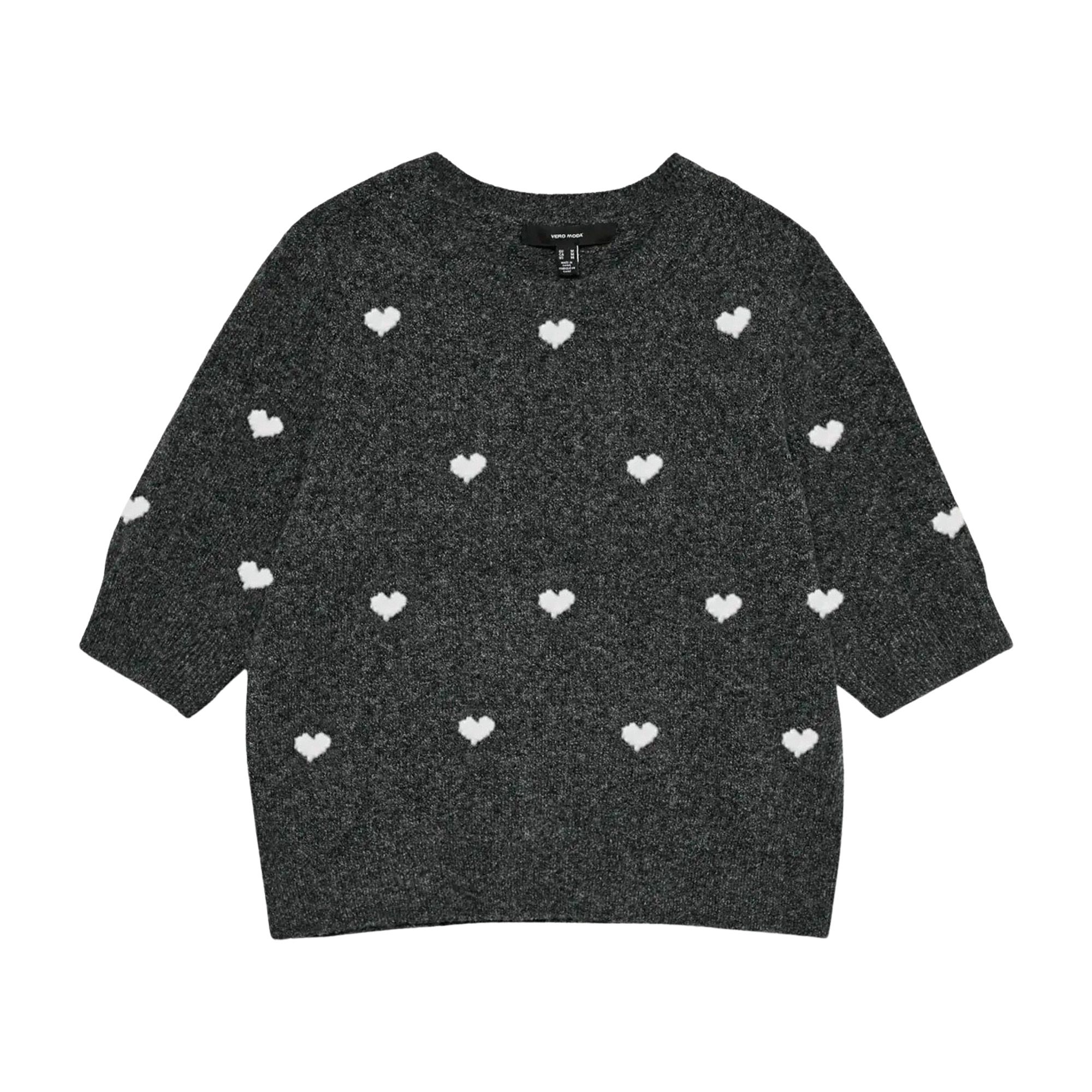 Vero Moda Doffy Intarsia 2/4 Knit Pullover Damen
