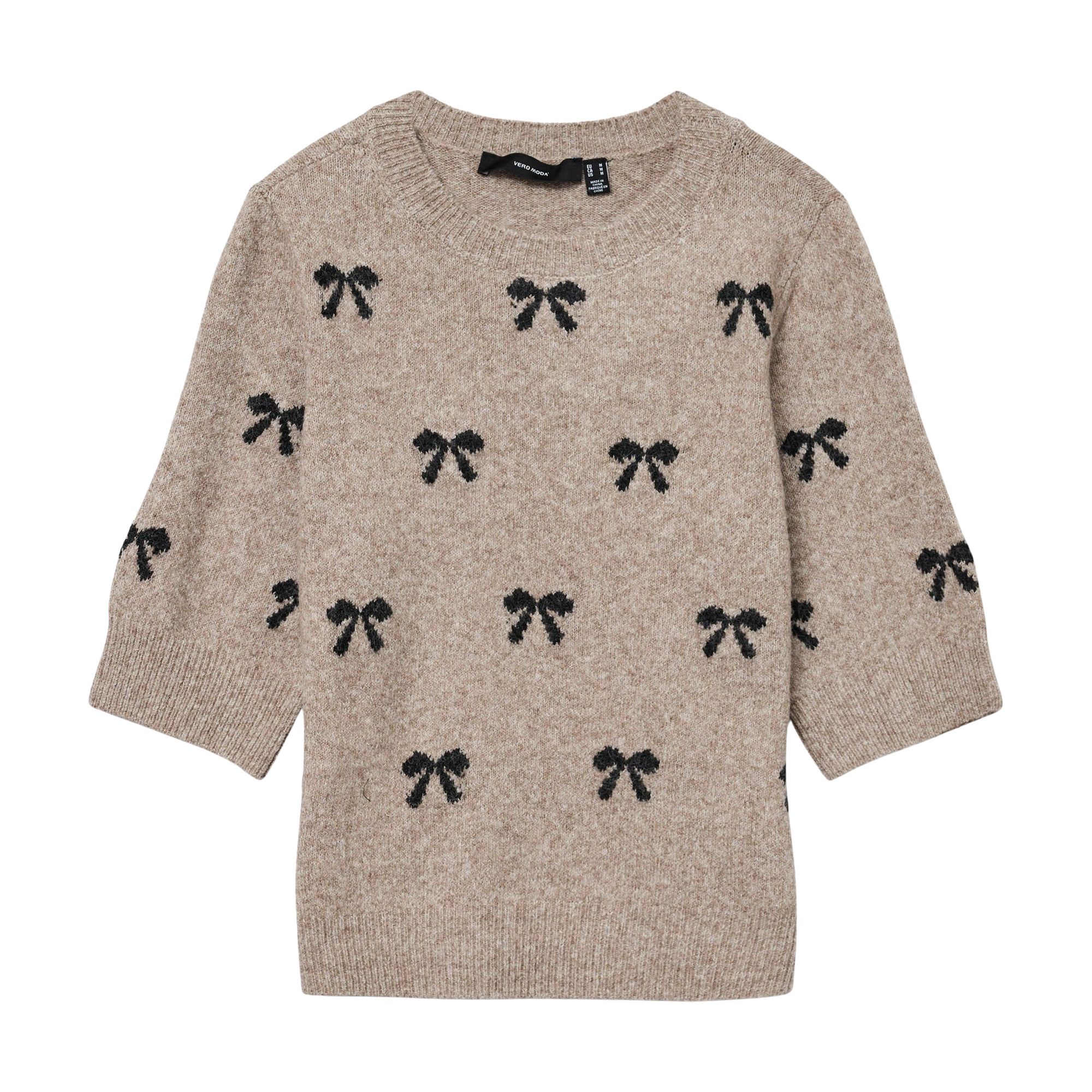 Pull Vero Moda Doffy Intarsia 2/4 Knit Femmes