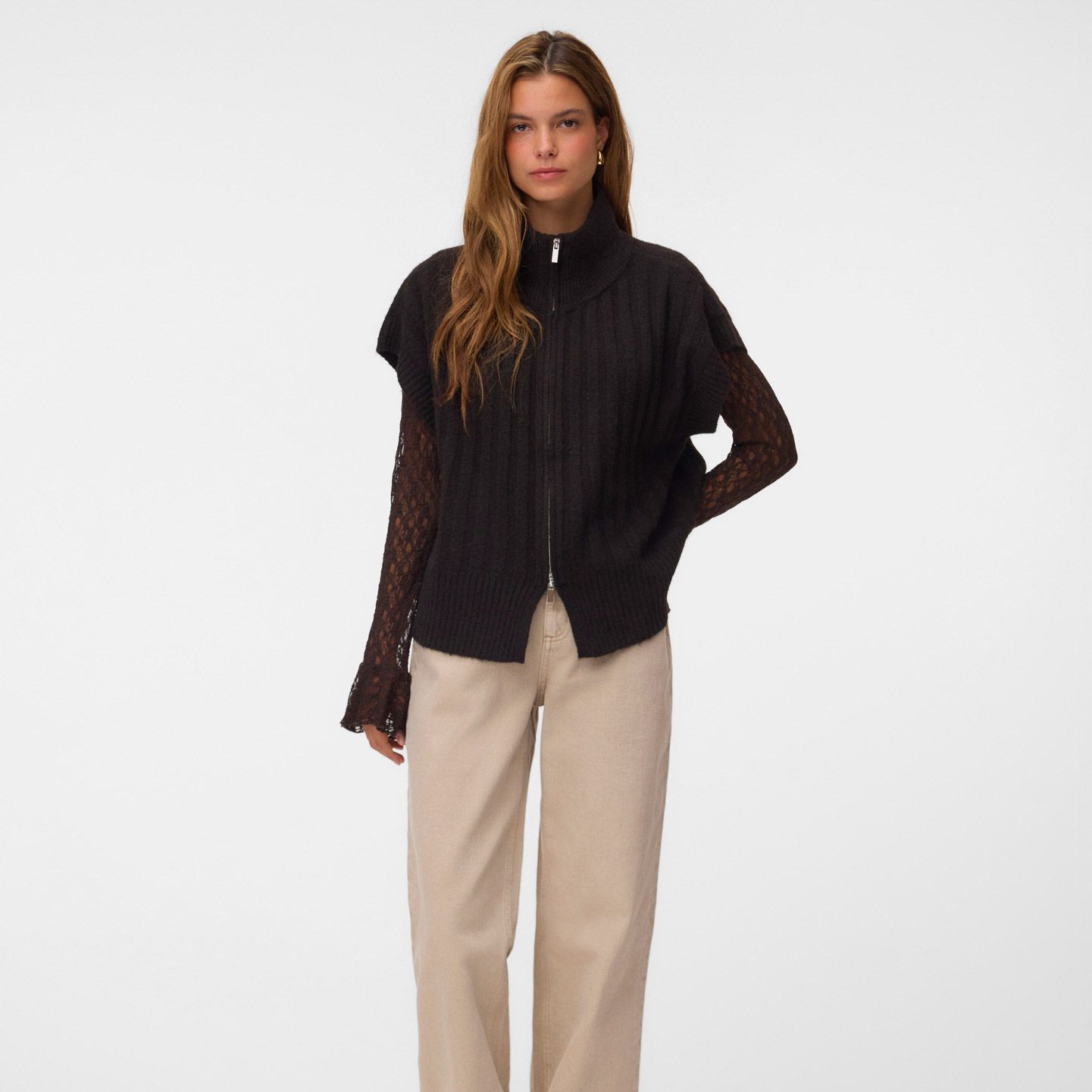 Vero Moda Bang Gebreid Gilet Dames