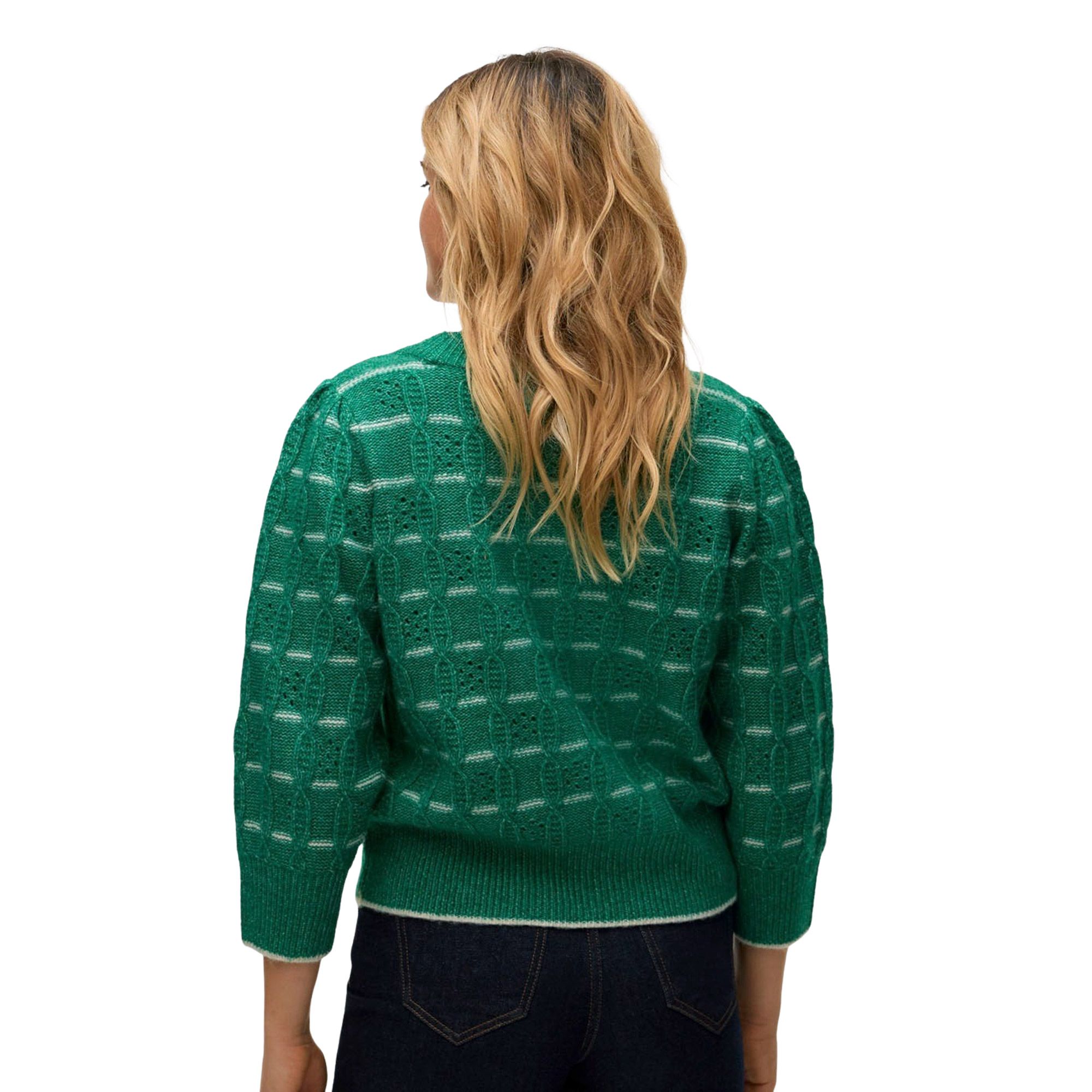 Vero Moda New Leonor 3/4 Crewneck Sweater Dames