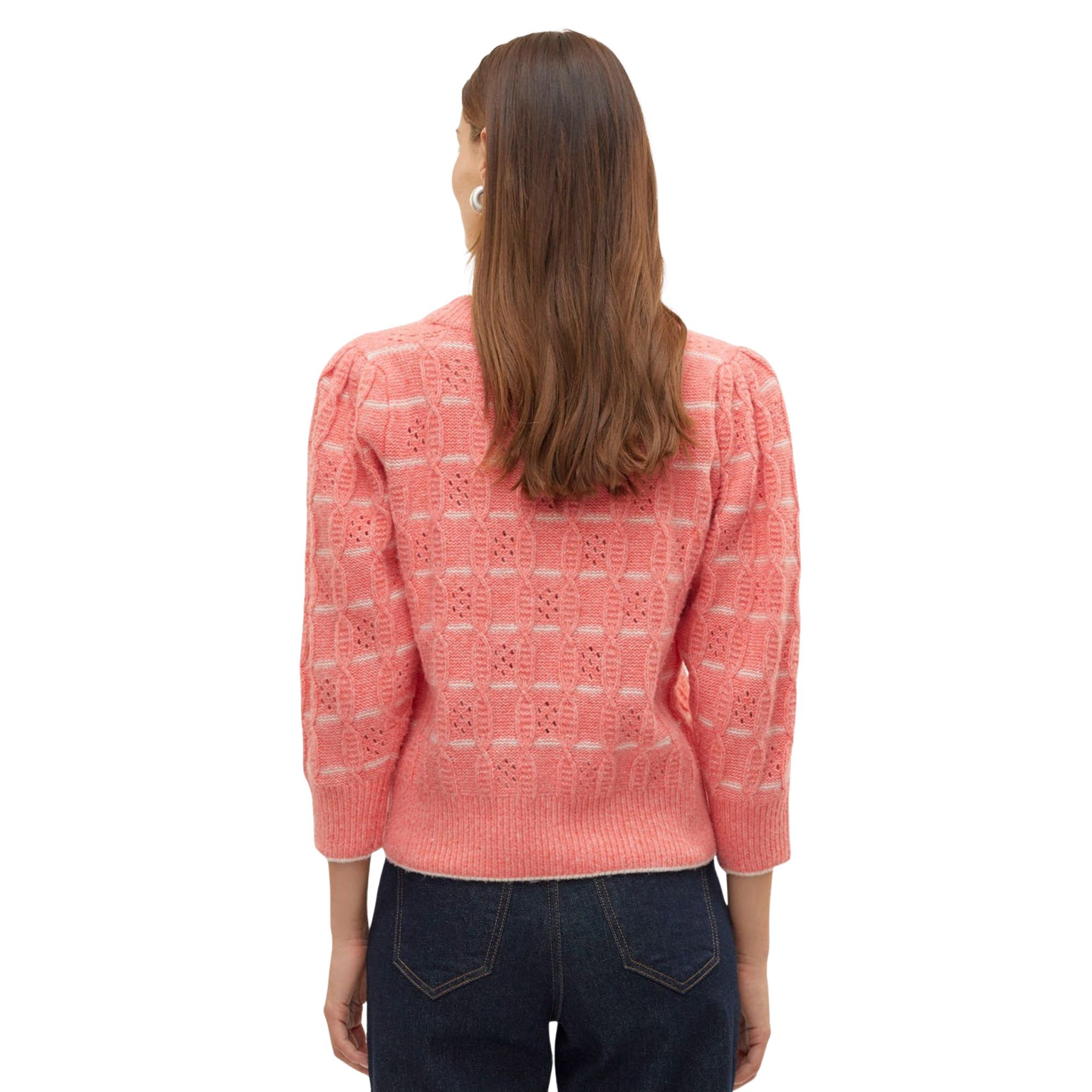 Vero Moda New Leonor 3/4 Crewneck Sweater Dames