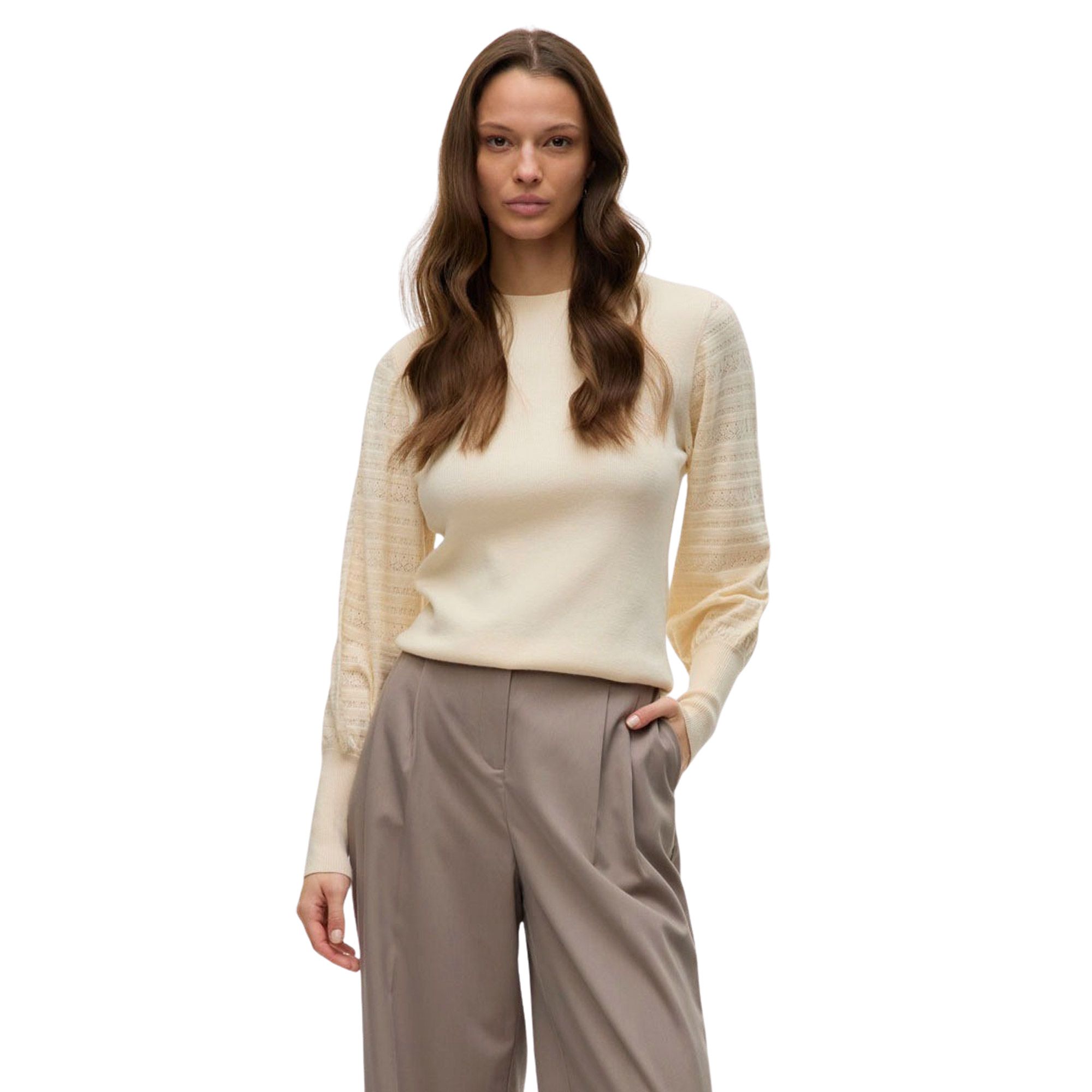 Vero Moda Holly Pointelle Gebreide Trui Dames