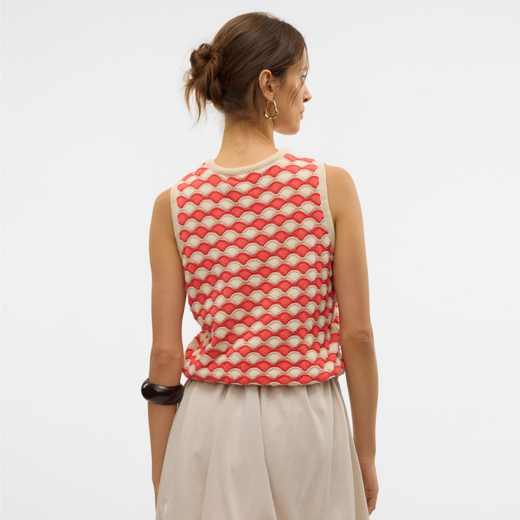 Vero Moda Carry Sleeveless Crew Sweater Dames