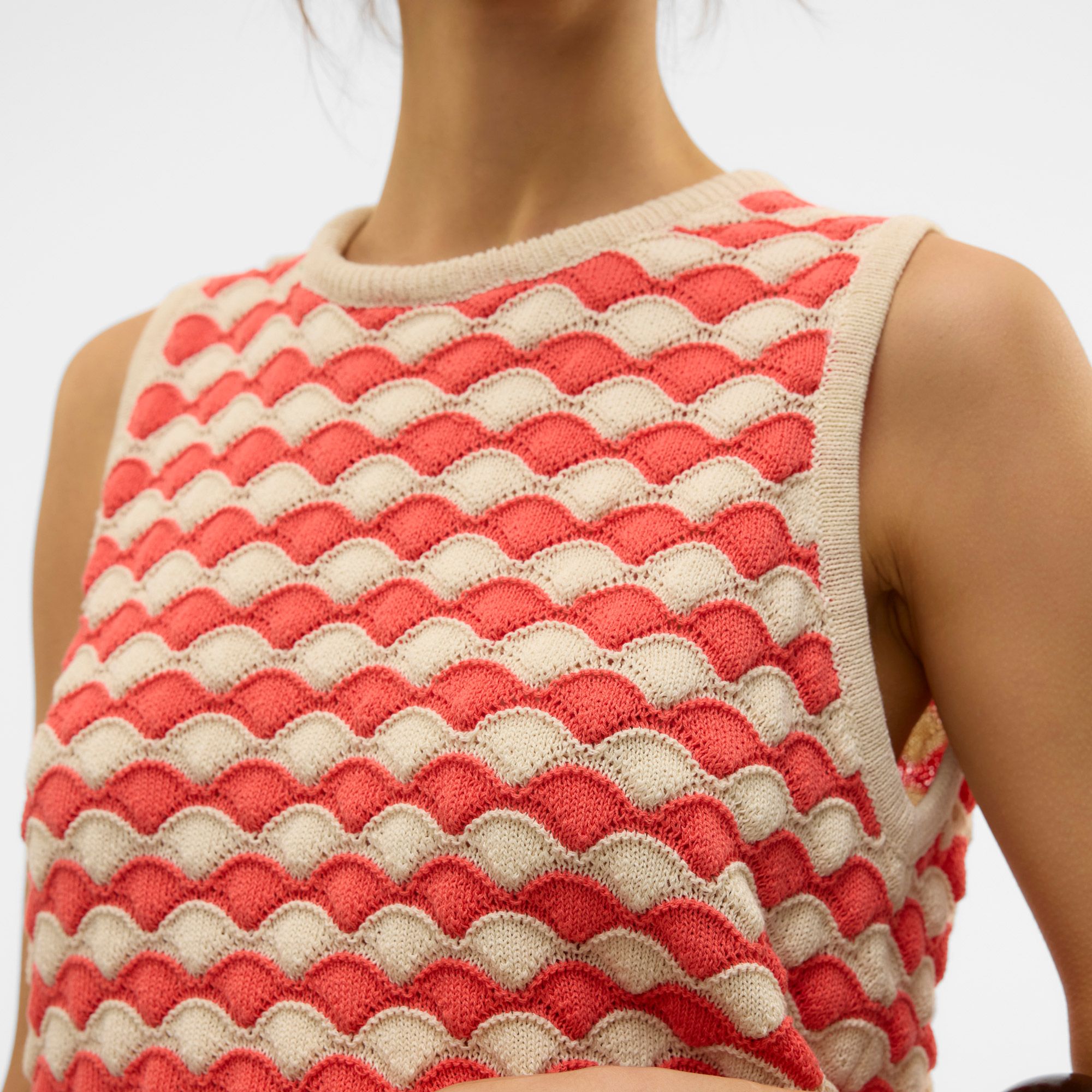 Vero Moda Carry Sleeveless Crew Sweater Dames