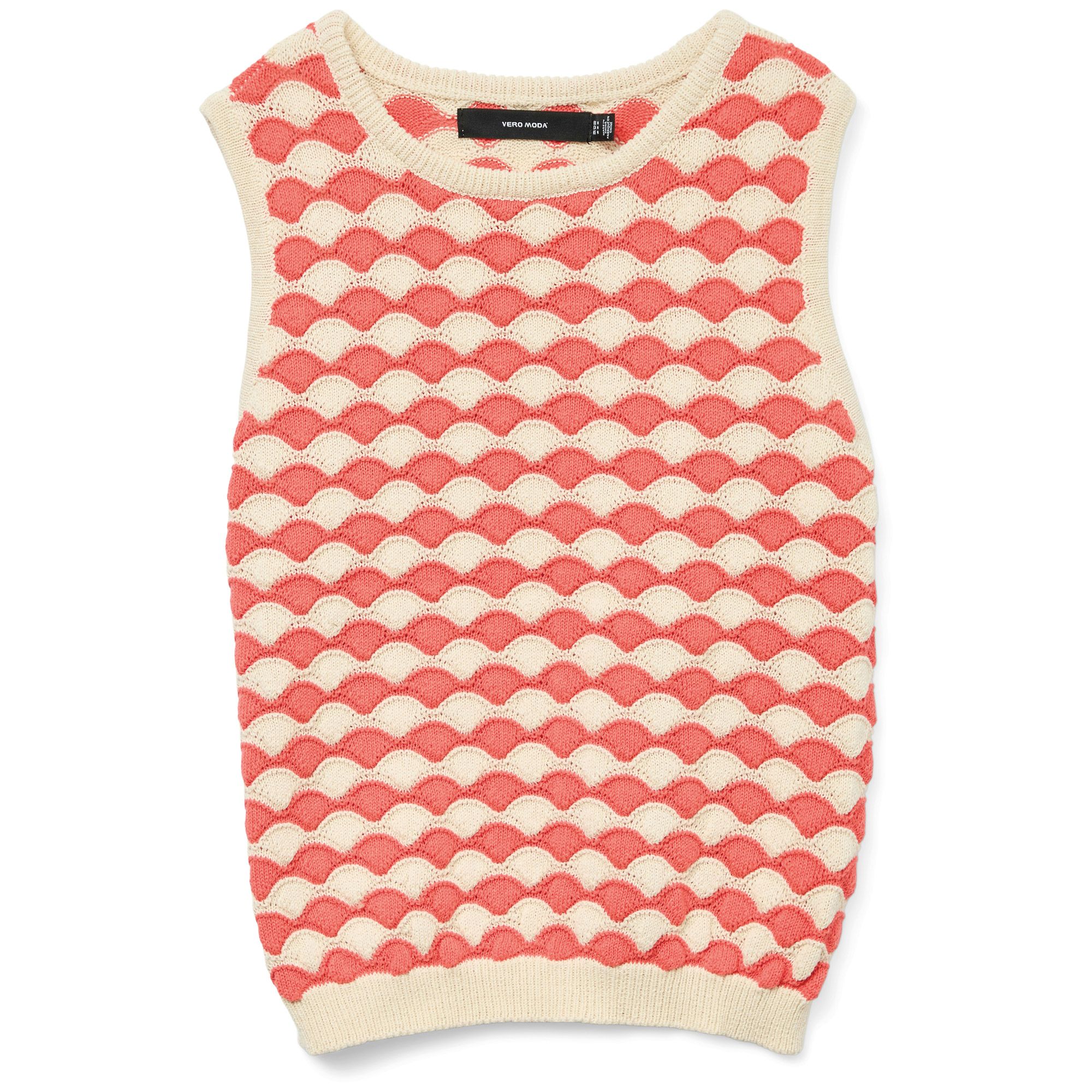 Vero Moda Carry Sleeveless Crew Sweater Dames