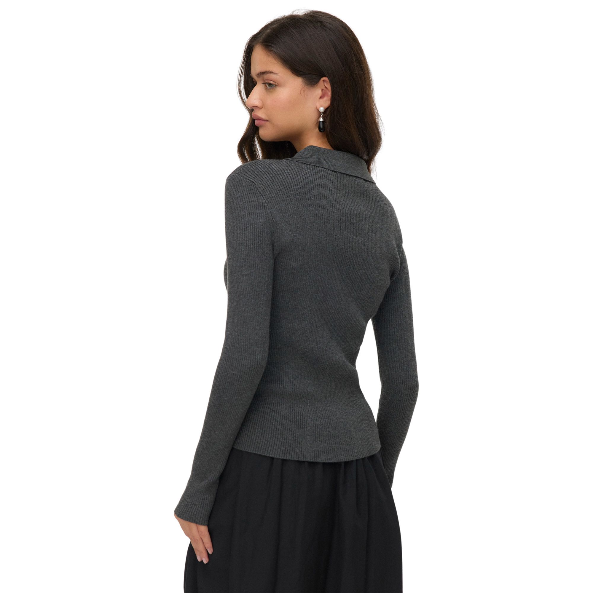 Vero Moda Polo Kraag Pullover Dames