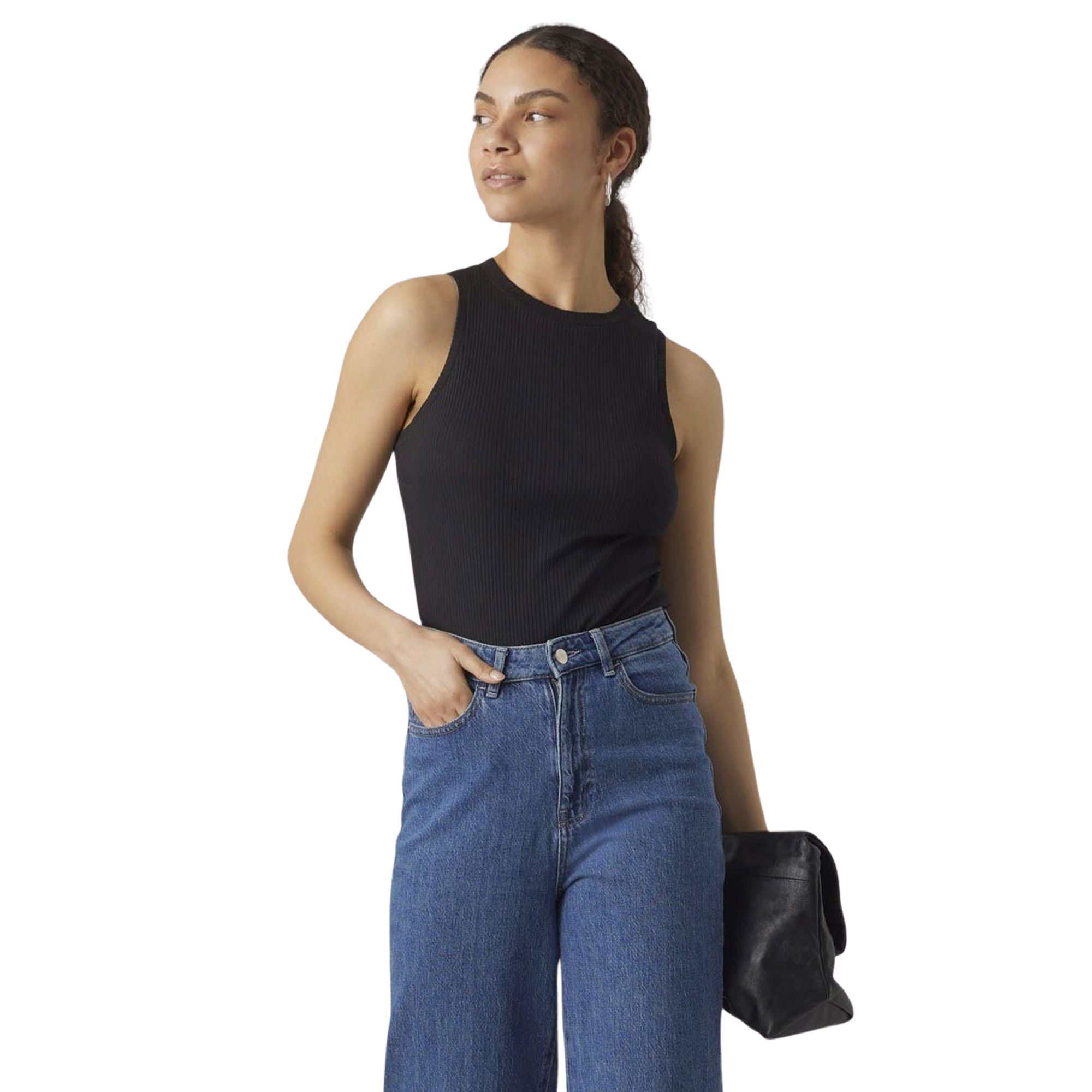 Vero Moda Lavender Crew SL Top Dames