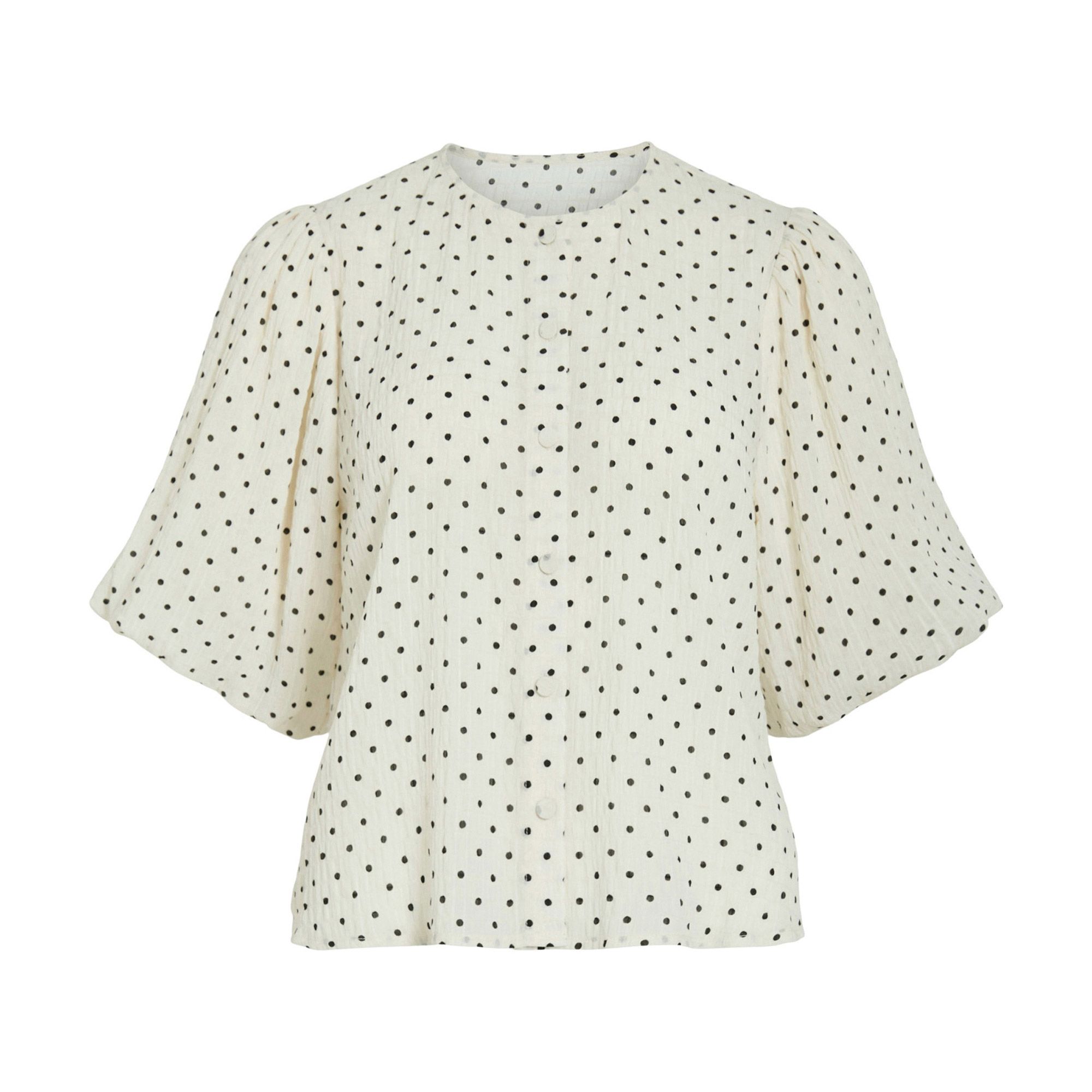 Vila Ea 2/4 Button Blouse Dames