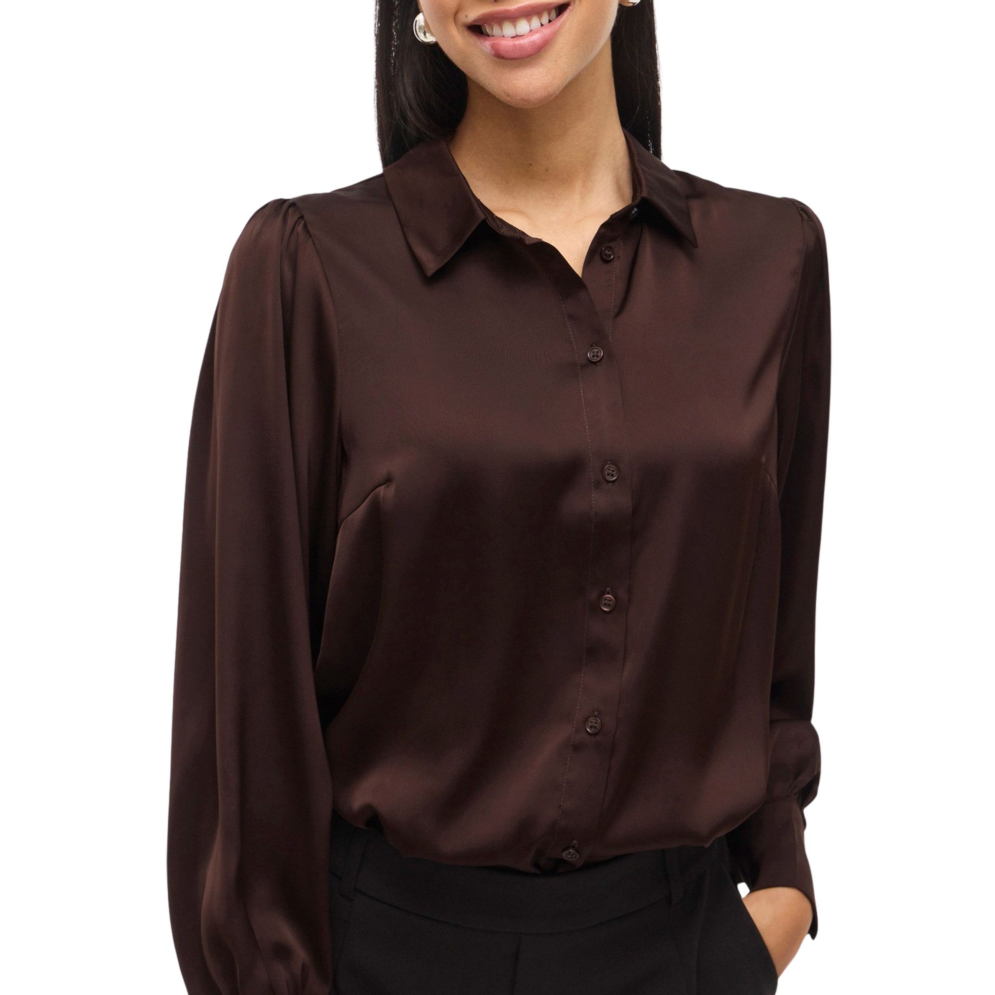 Vila Enna Ravenna L/S Balloon Overhemd Dames