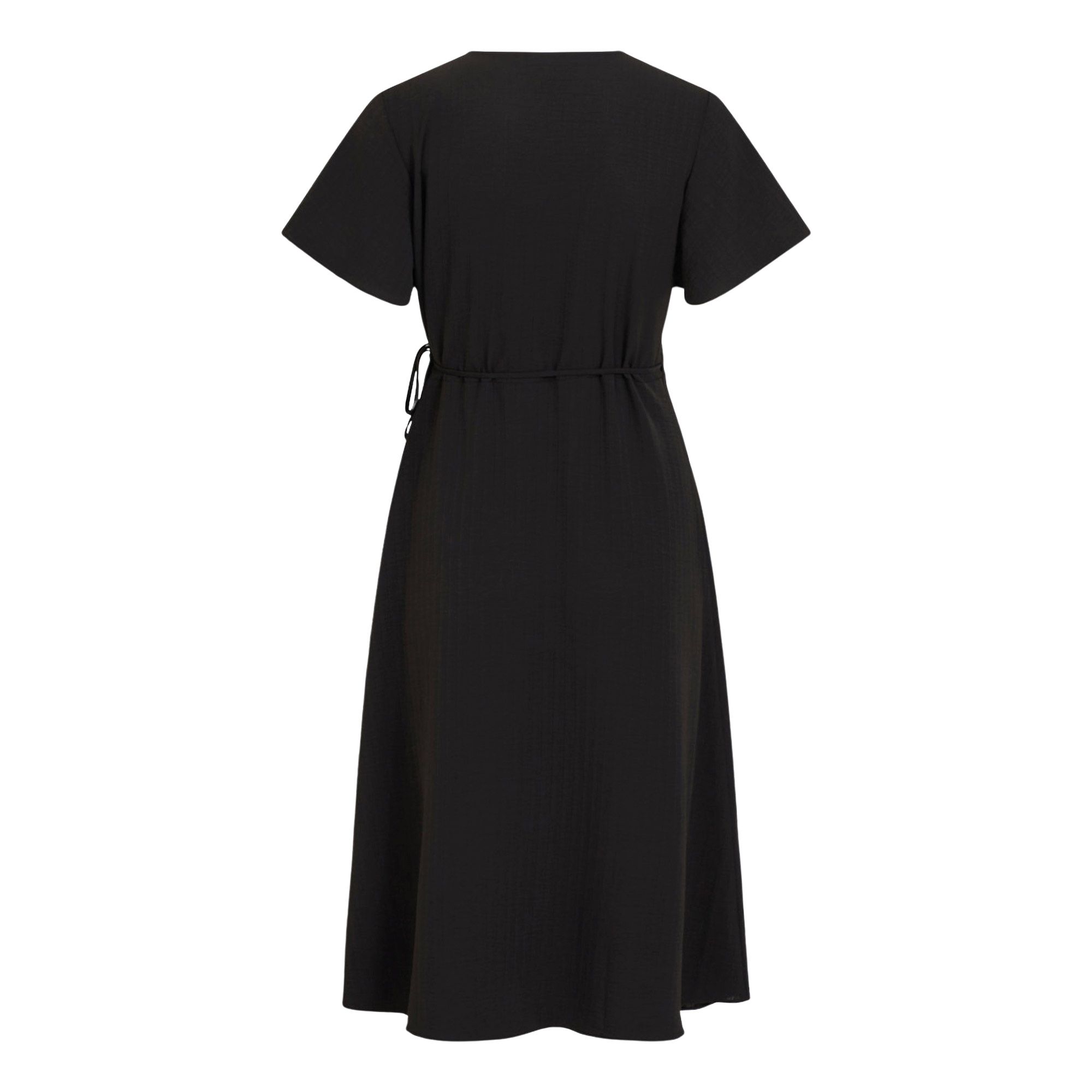 Vila Vilovie Wrap Midi Jurk Dames