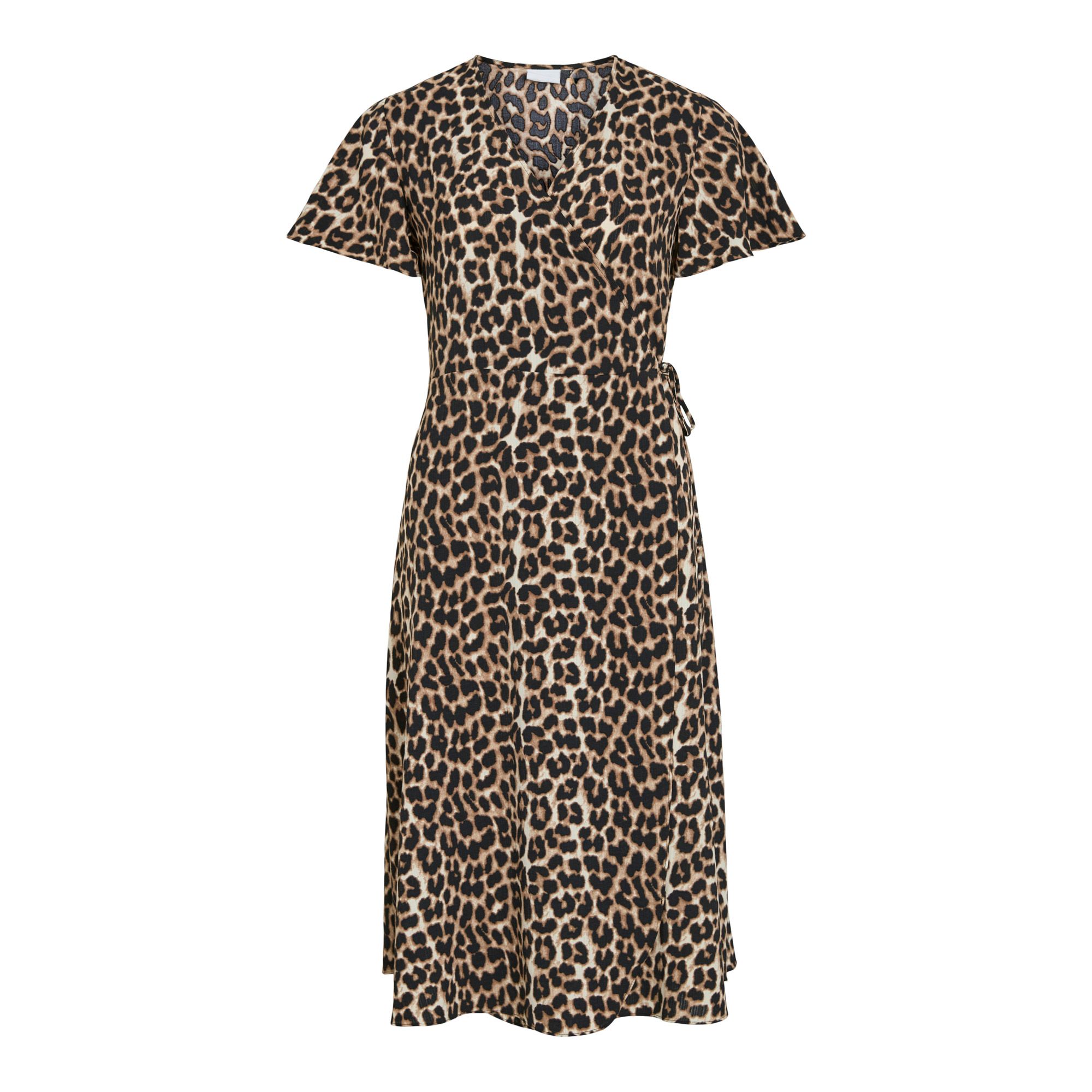 Robe Vila Vilovie Wrap Midi Femmes