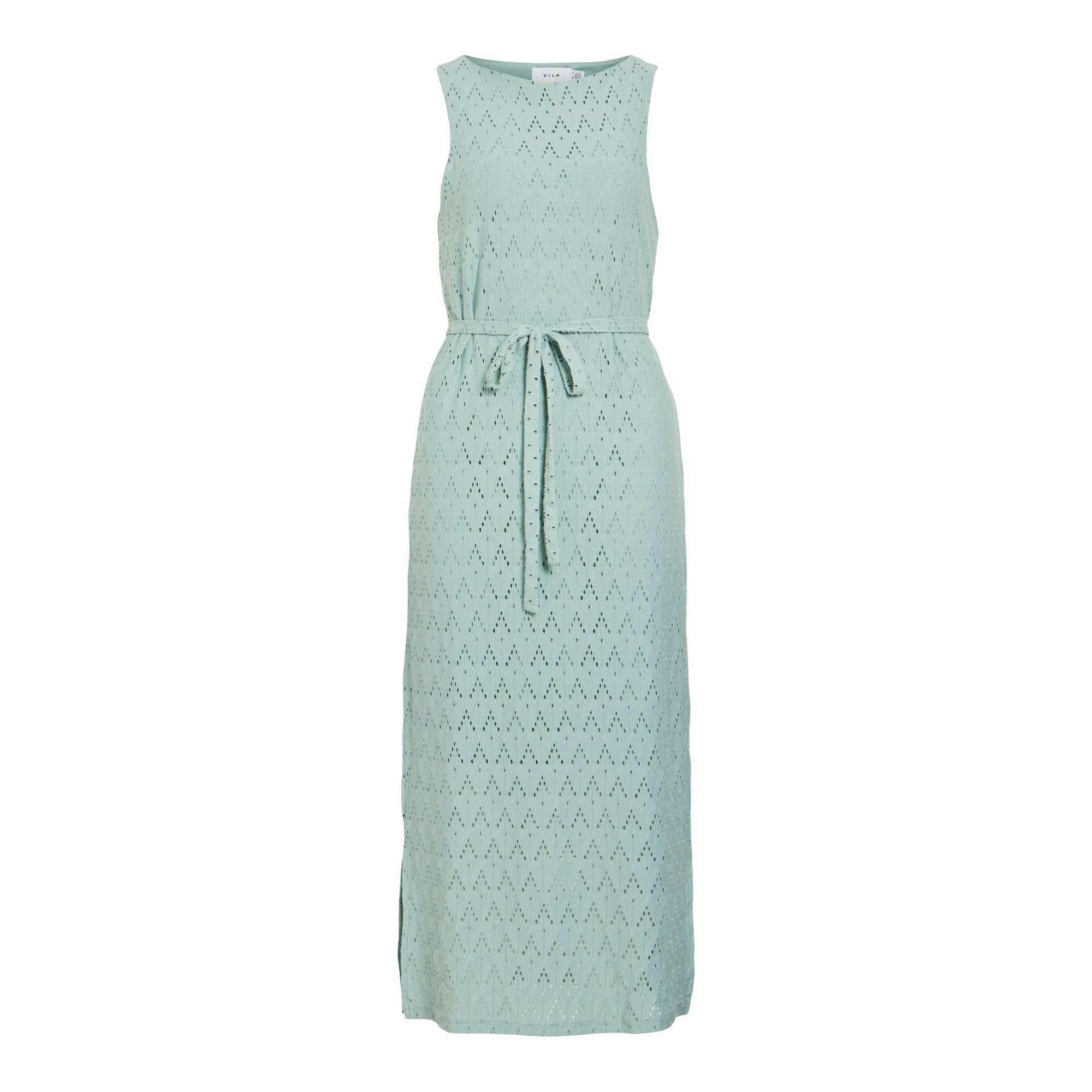 Vila Malina V-Neck Midi Jurk Dames