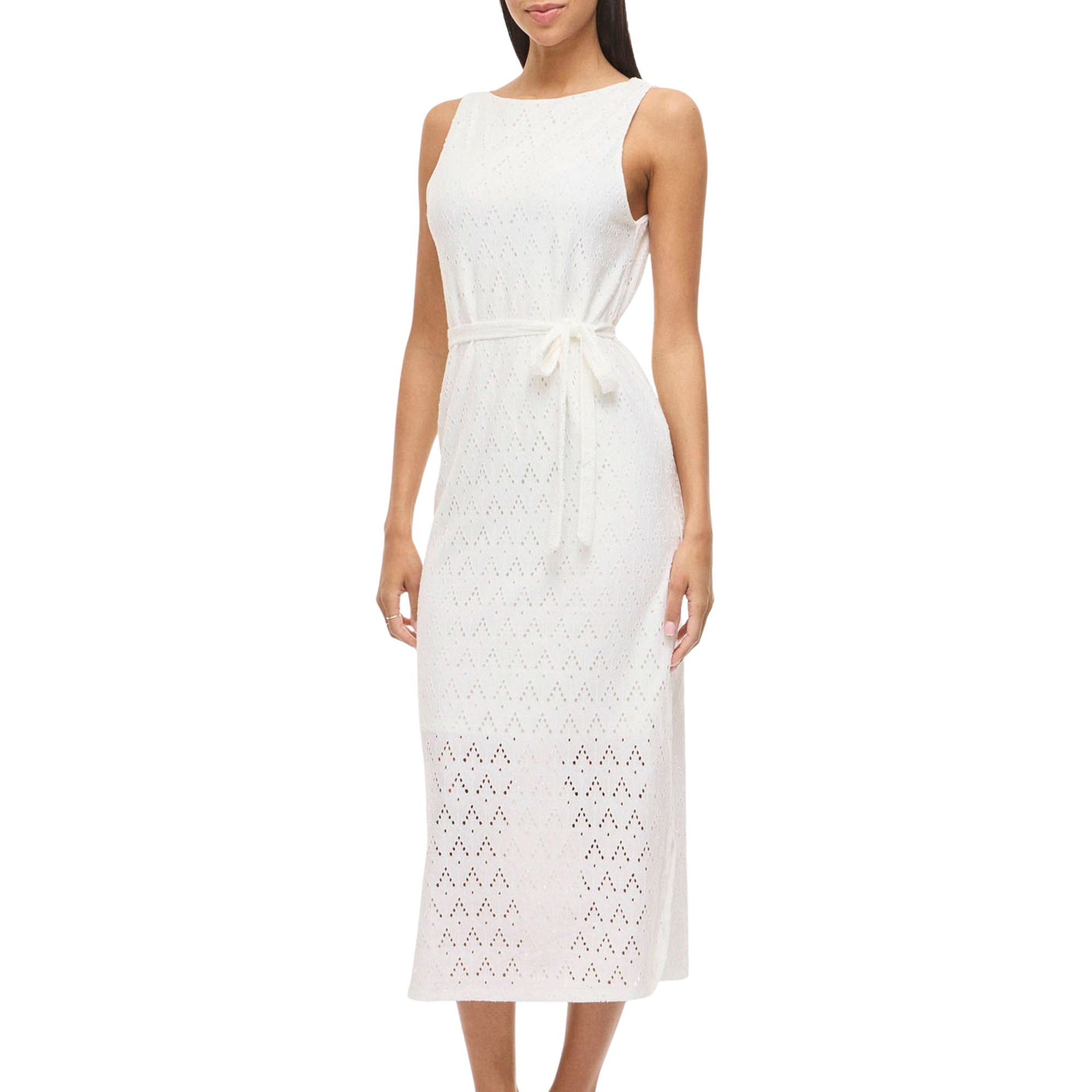 Vila Malina V-Neck Midi Jurk Dames