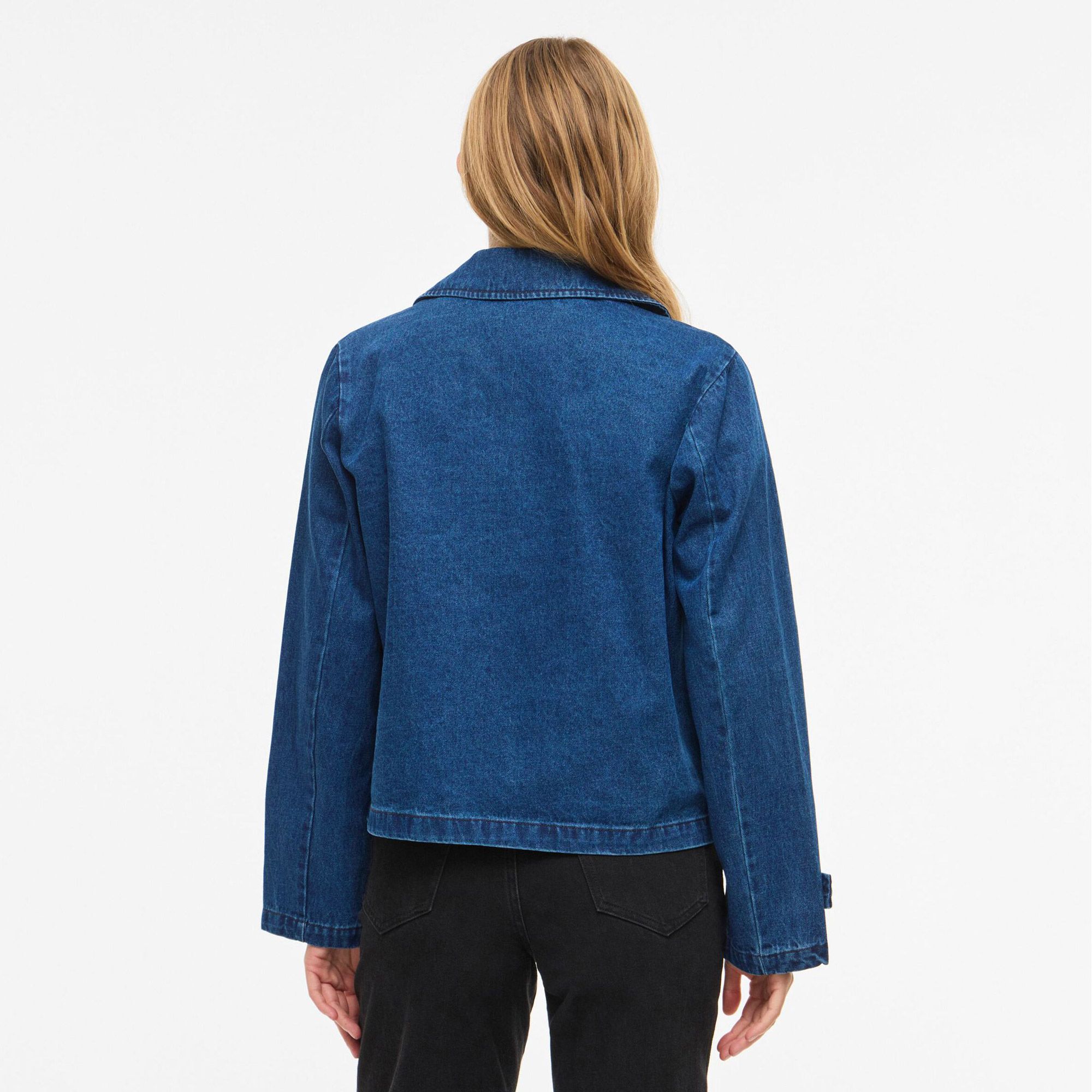 Vila Nata Denim Jas Dames