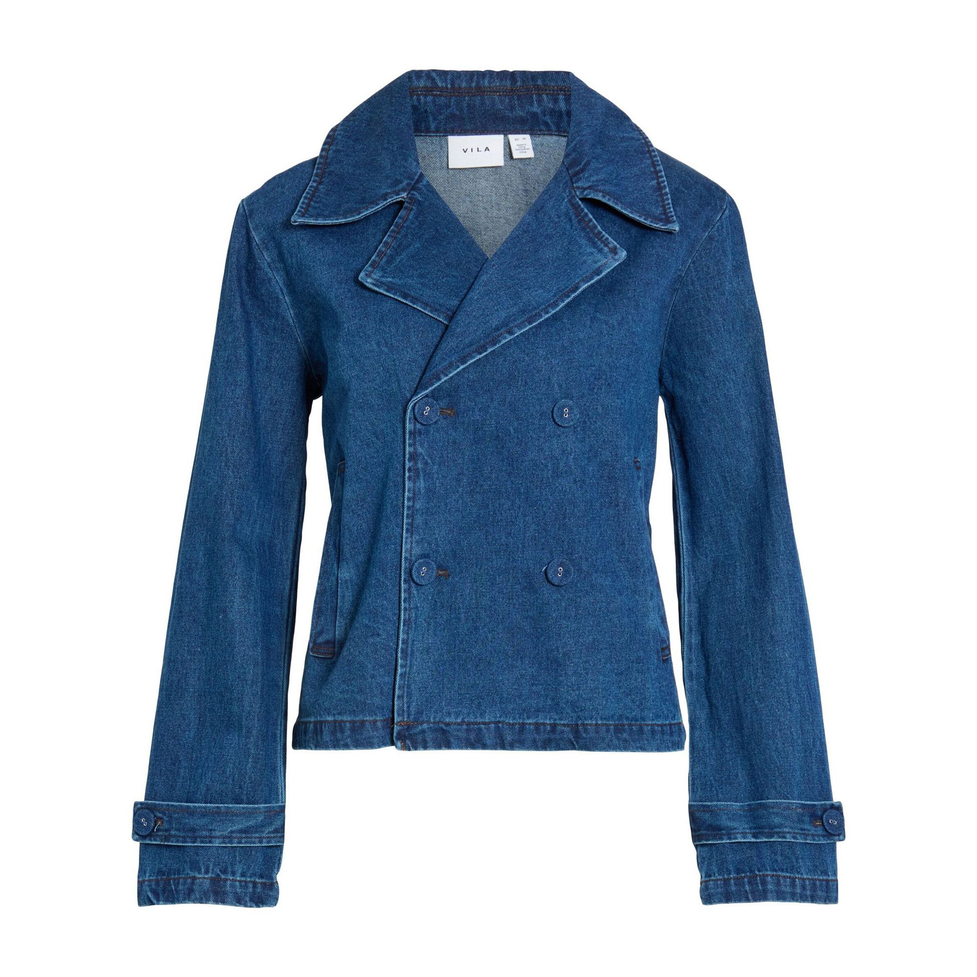 Vila Nata Denim Jas Dames