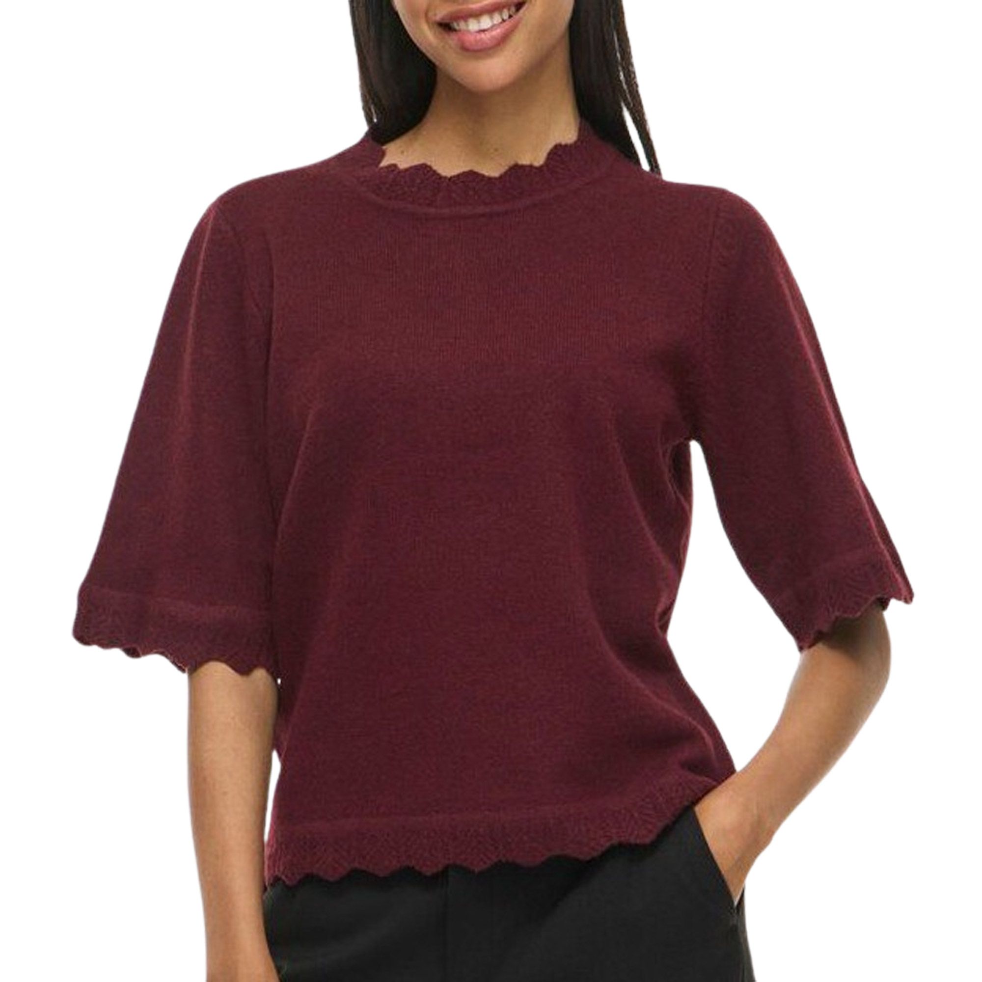 Vila Nikolina 2/4 Knit Shirt Dames
