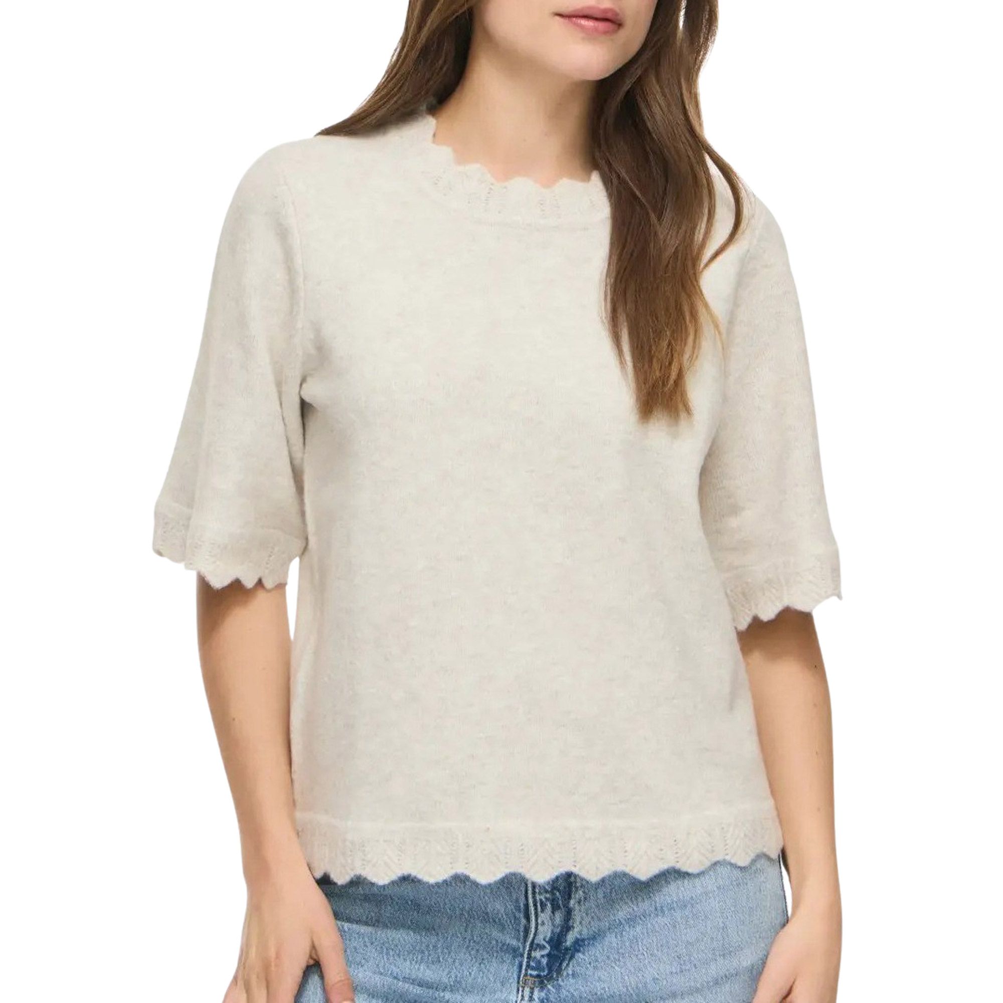 Vila Nikolina 2/4 Knit Shirt Dames