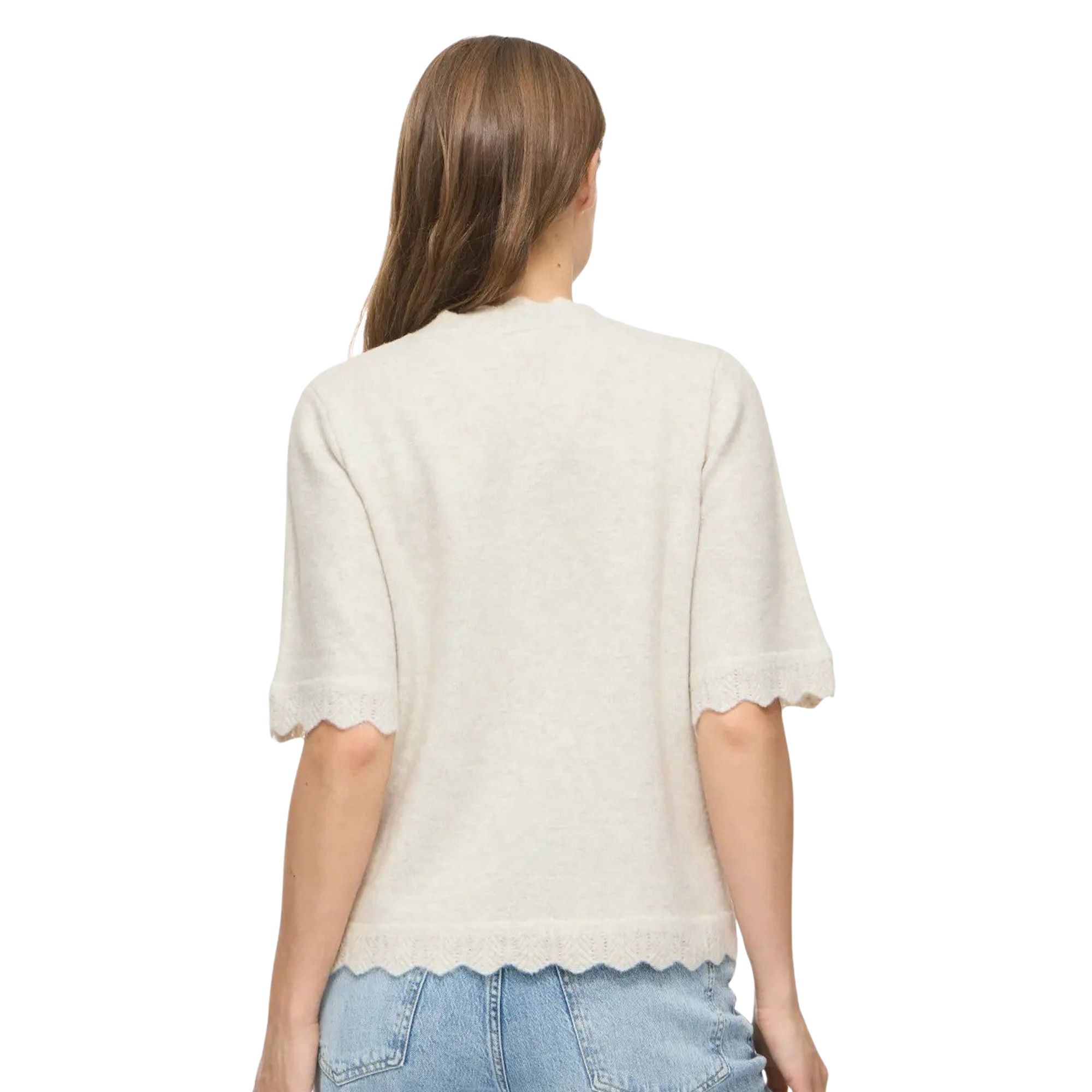 Vila Nikolina 2/4 Knit Shirt Dames