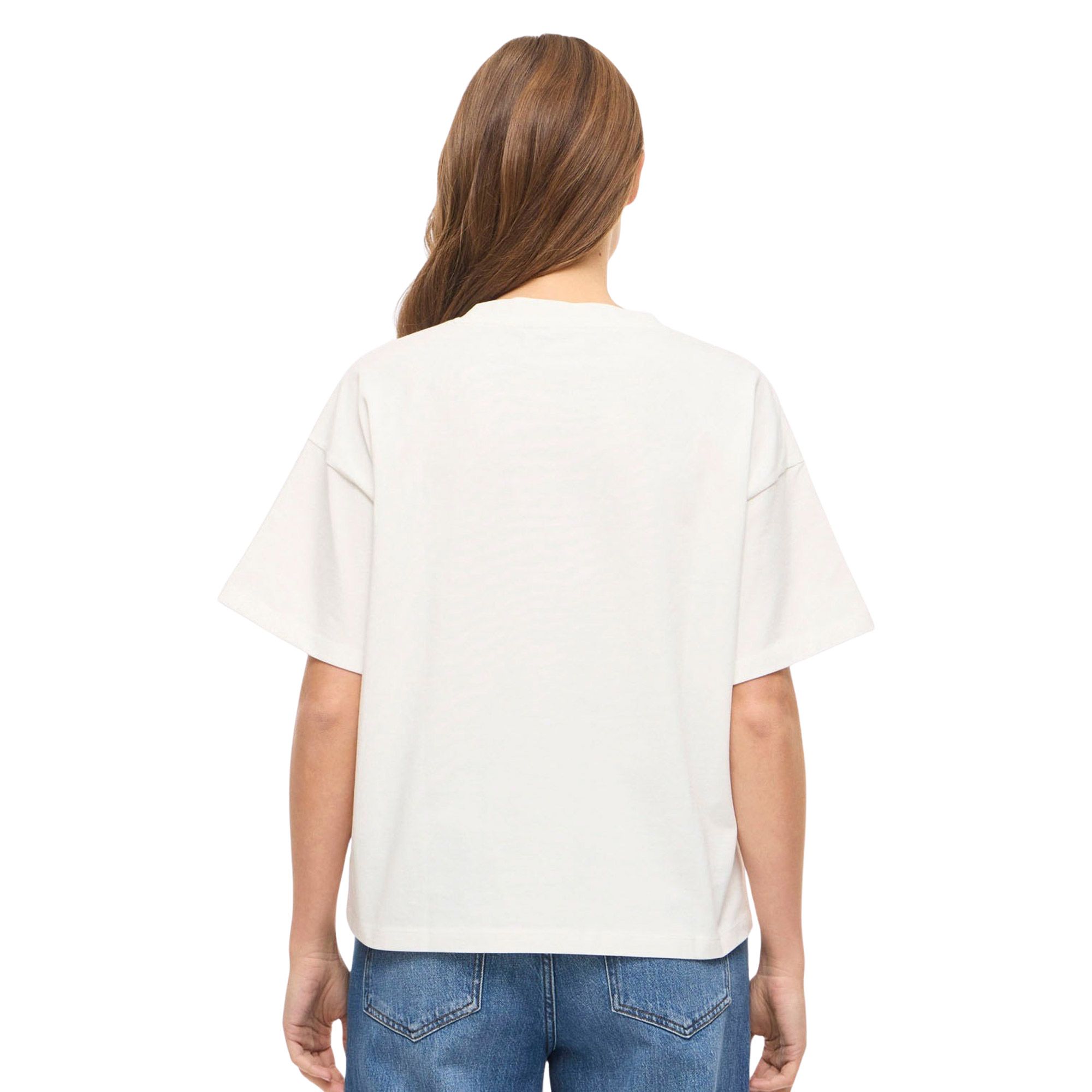 Vila Monie Heart Crew Shirt Dames