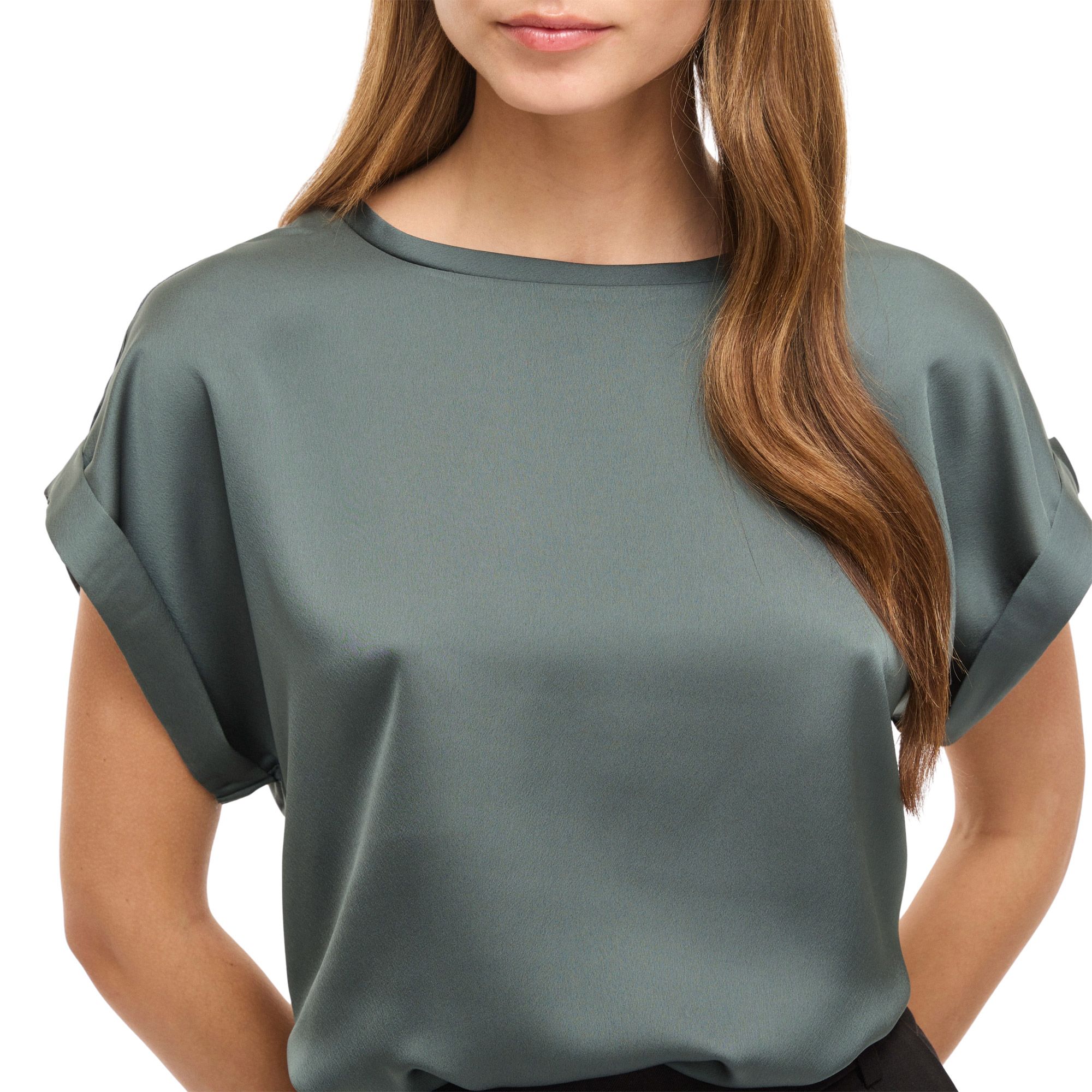 Vila Ellette Satin Shirt Dames