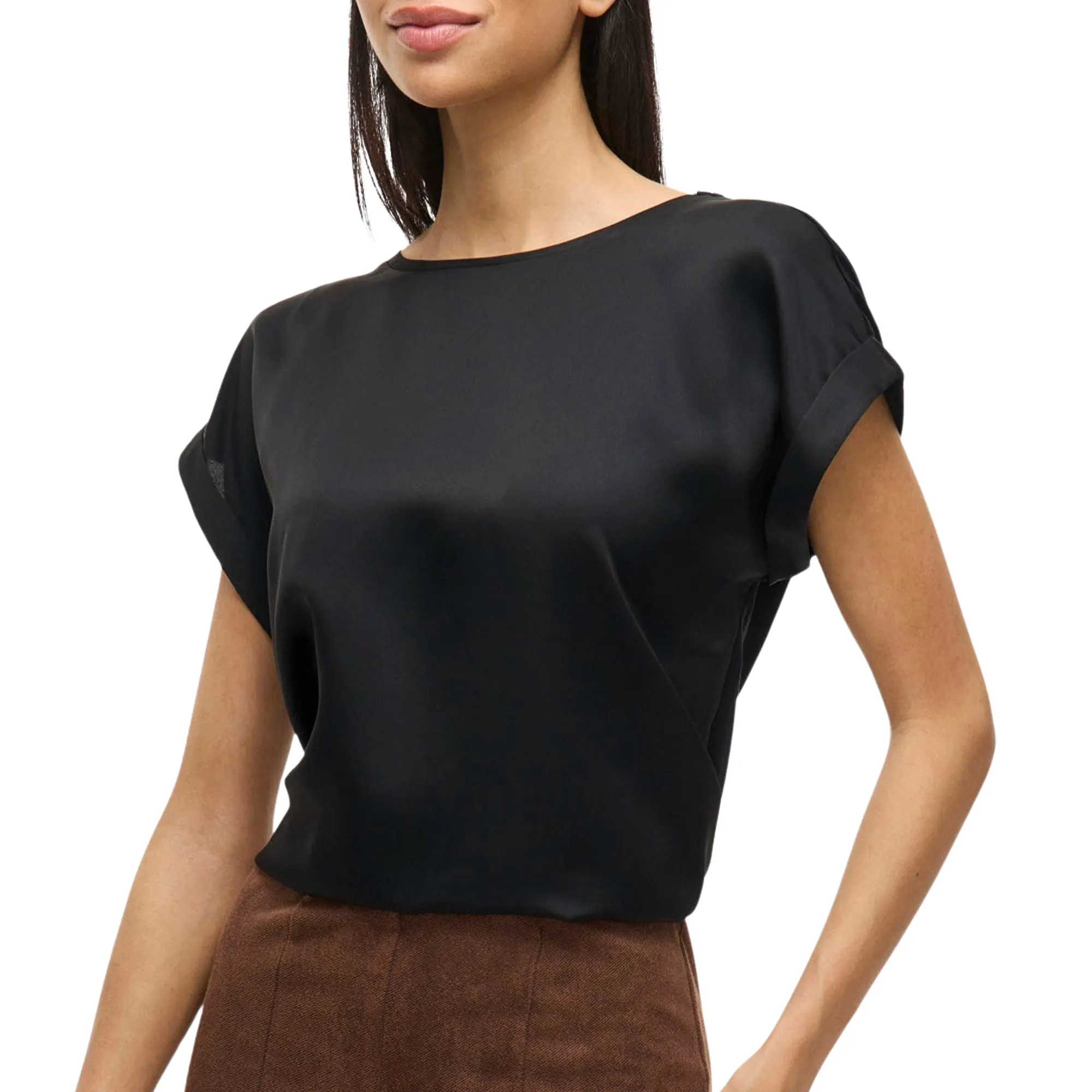 Vila Ellette Satin Shirt Dames