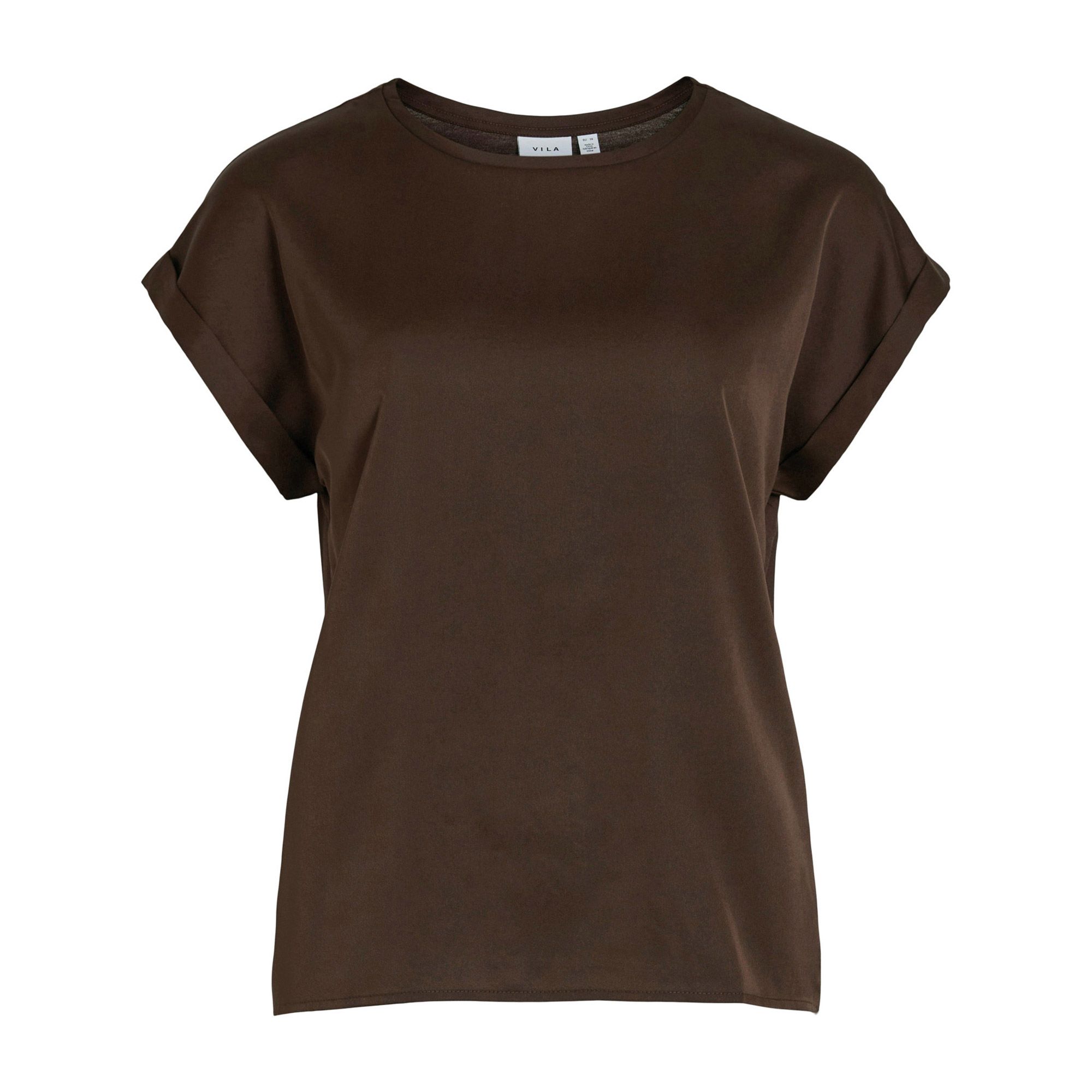 Vila Ellette Satin Shirt Dames