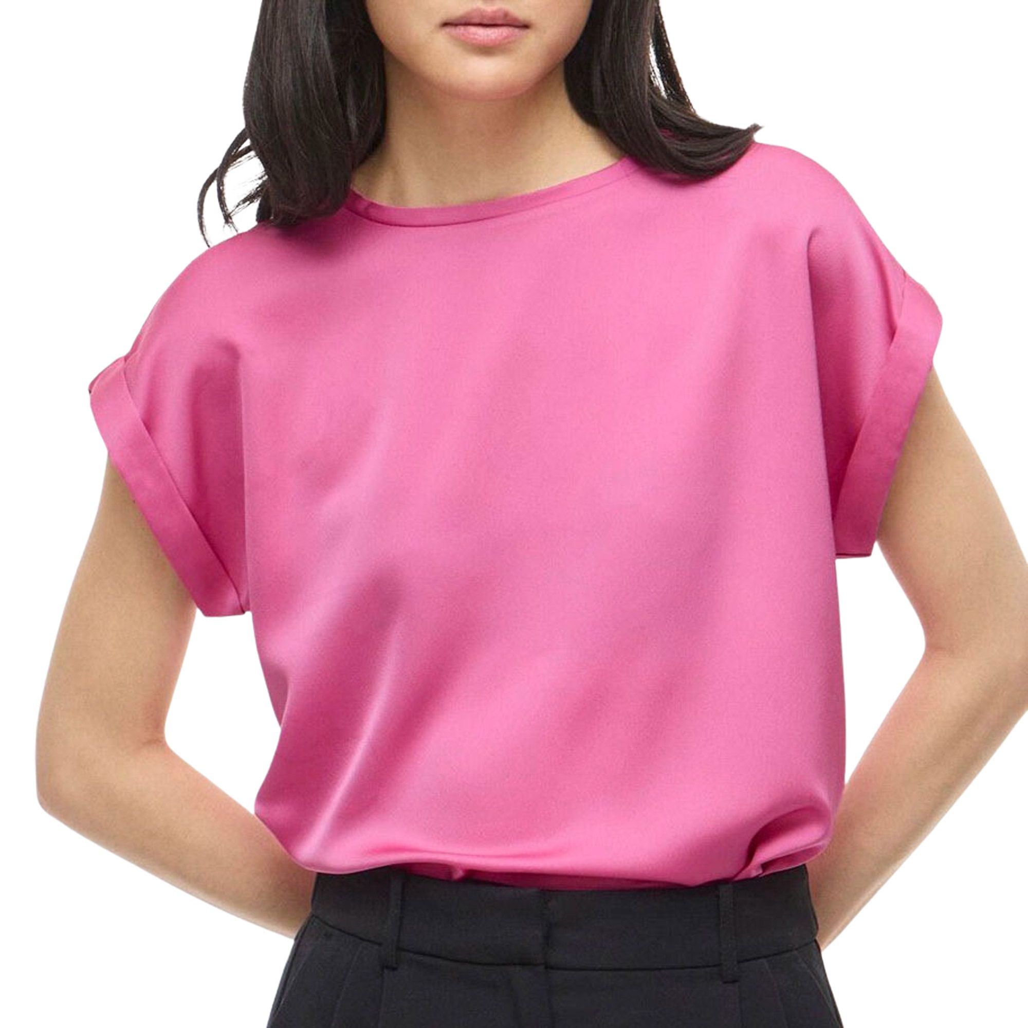 Vila Ellette Satin Shirt Dames