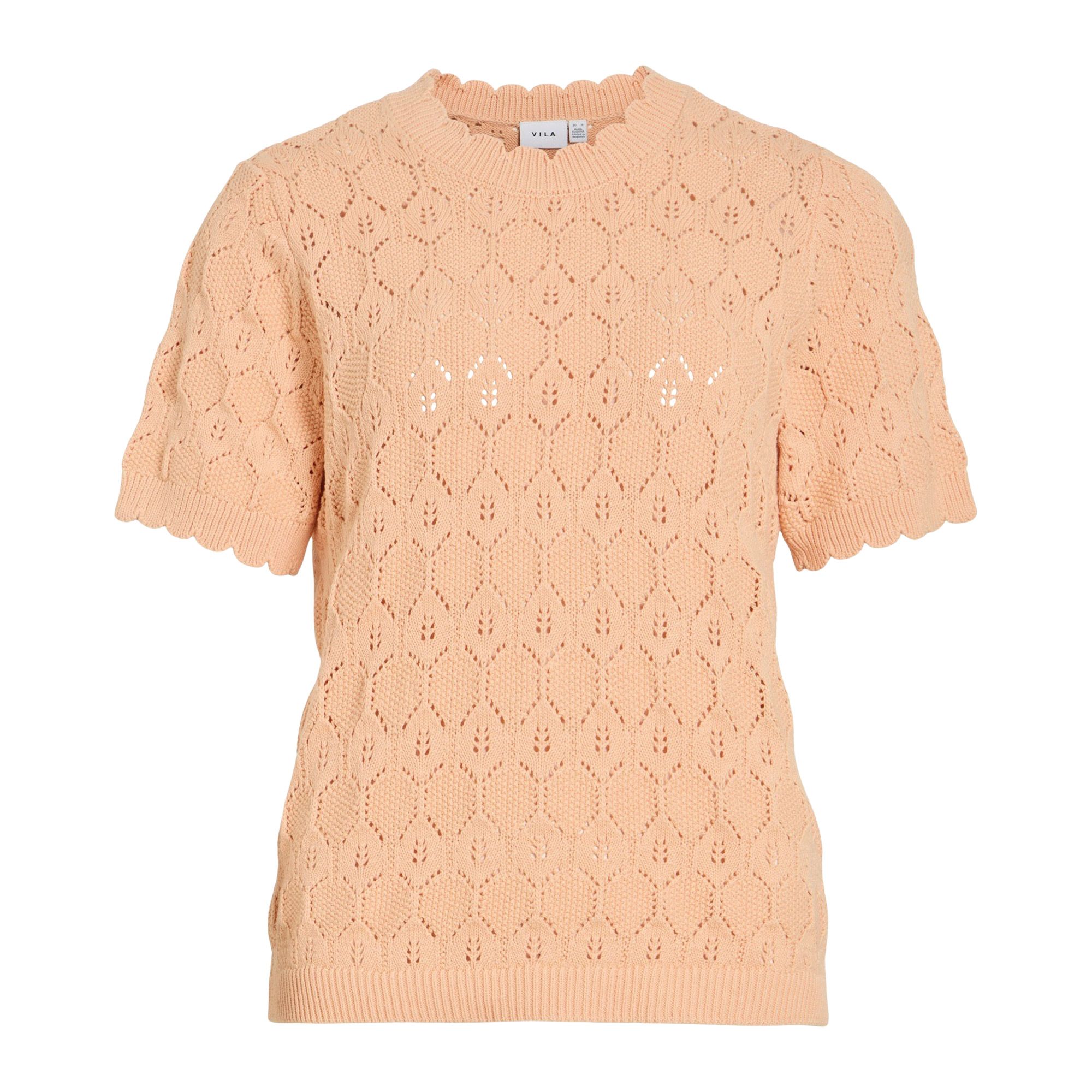 Vila Owen Pointelle Knit Shirt Dames