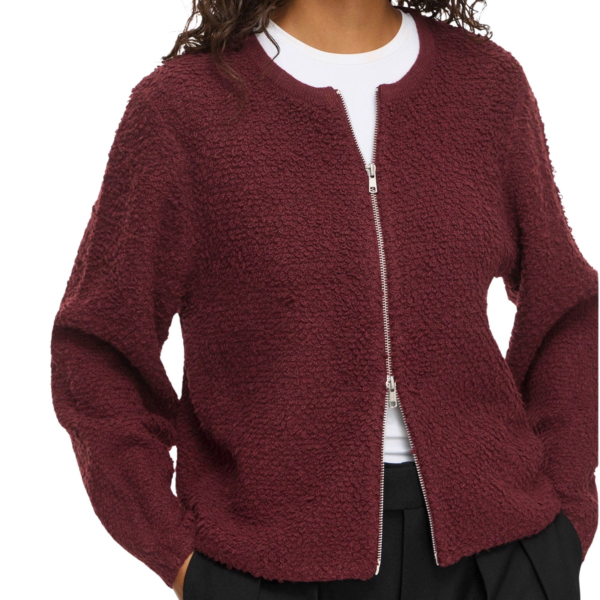 Vila Paza Zipper Cardigan Vest Women