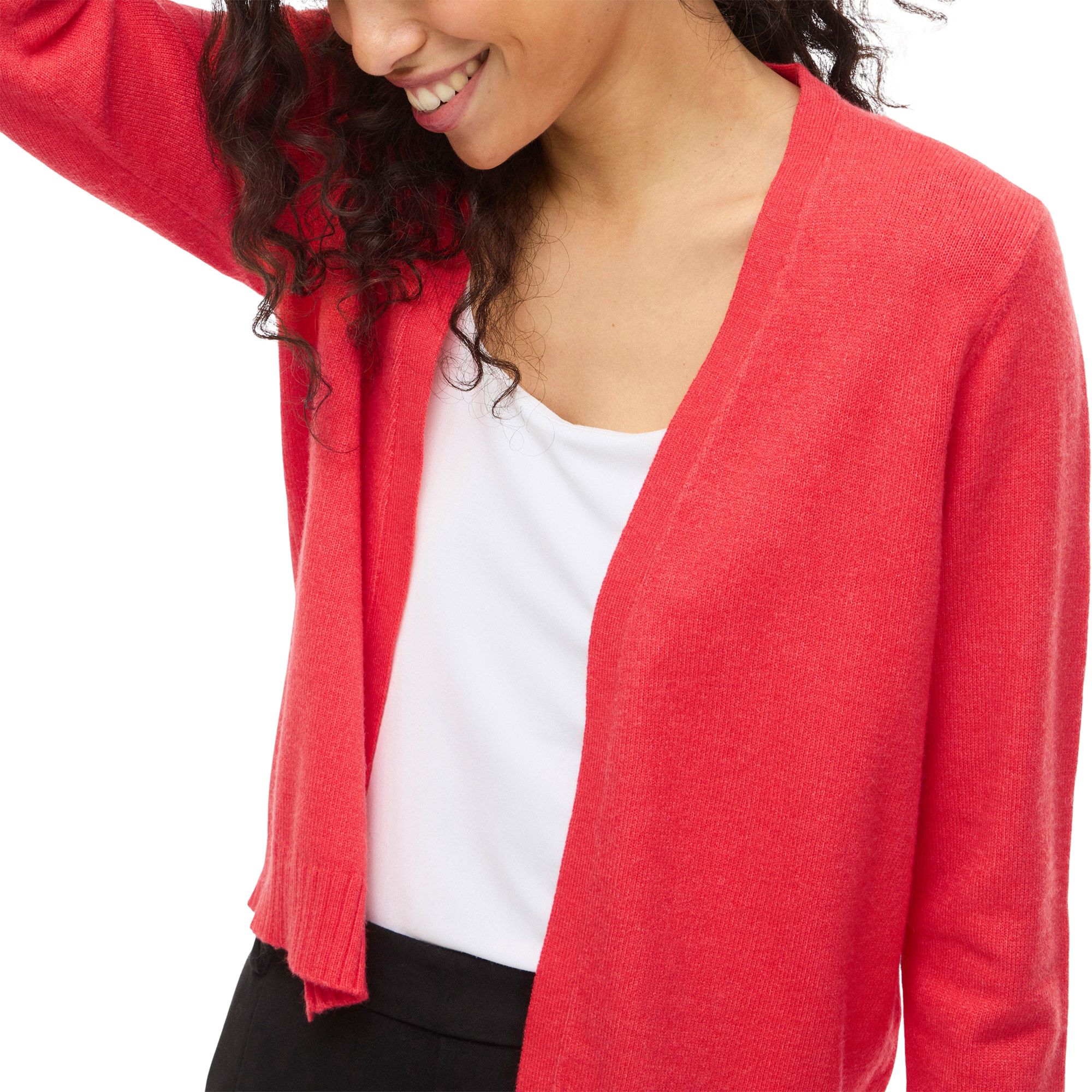 Vila Viril Short L/S Knit Cardigan Vest Dames