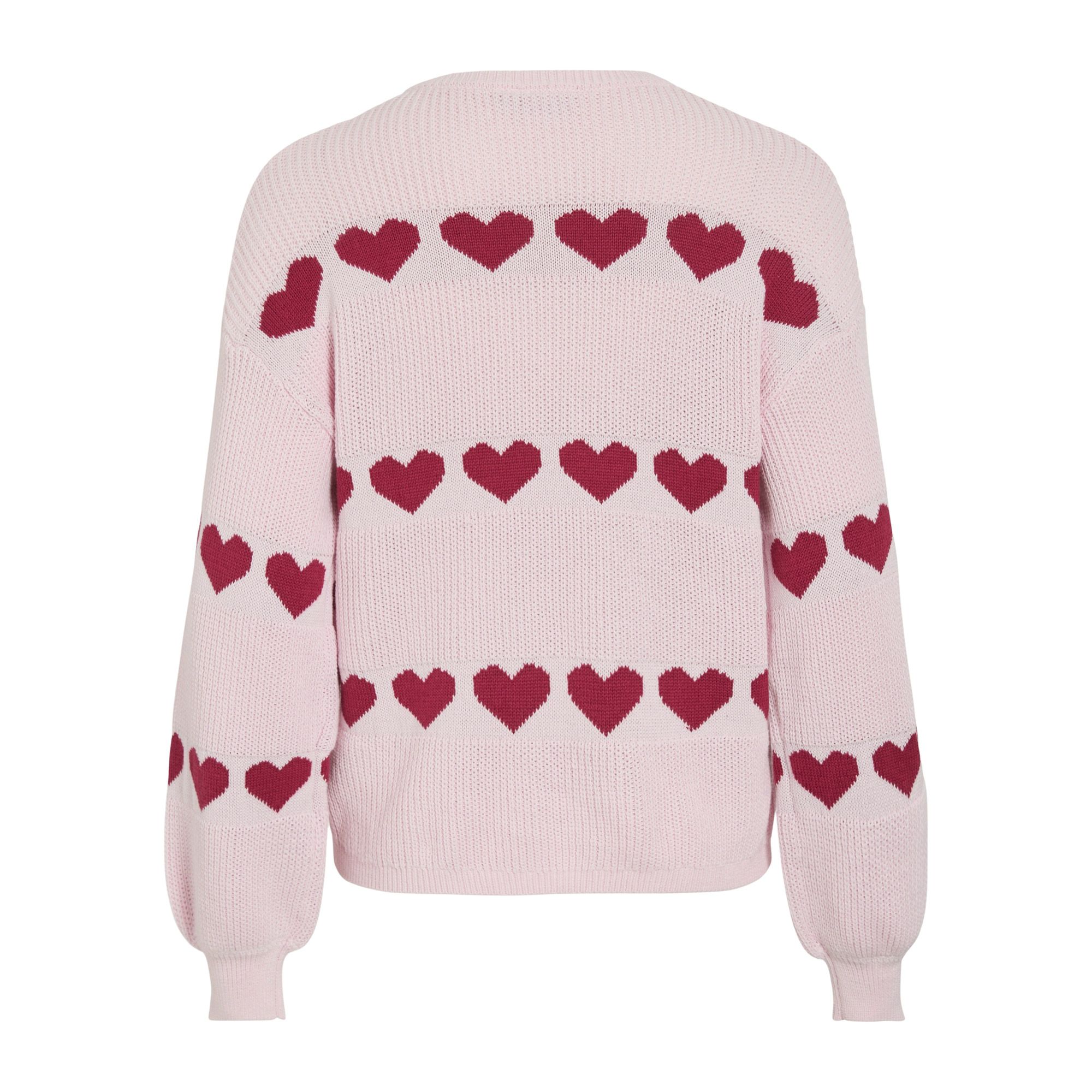 Vila Jamilla Jacquard Knit Pullover Damen