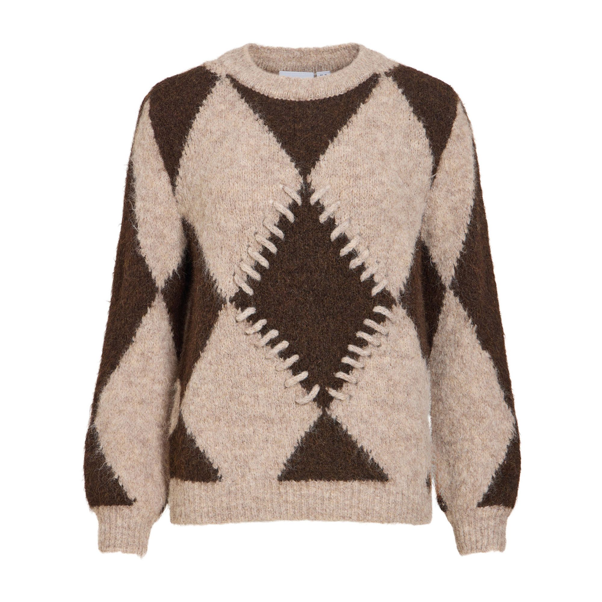 Vila Tora Crew Jacquard Knitted Sweater Women