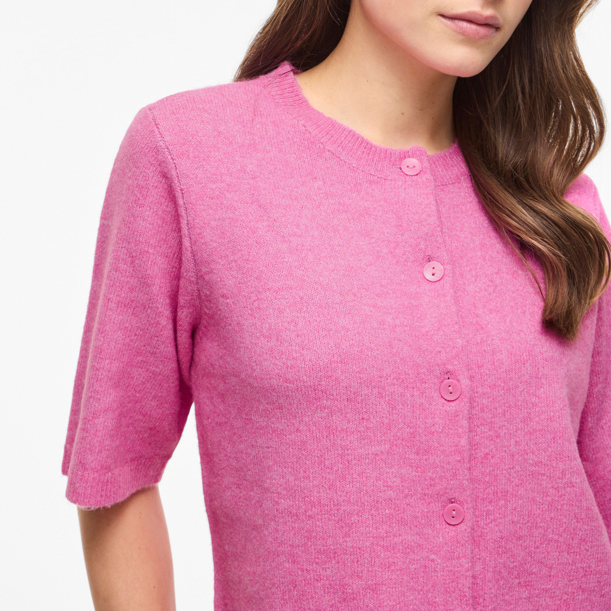 Vila Liga 2/4 Knit Cardigan Vest Dames