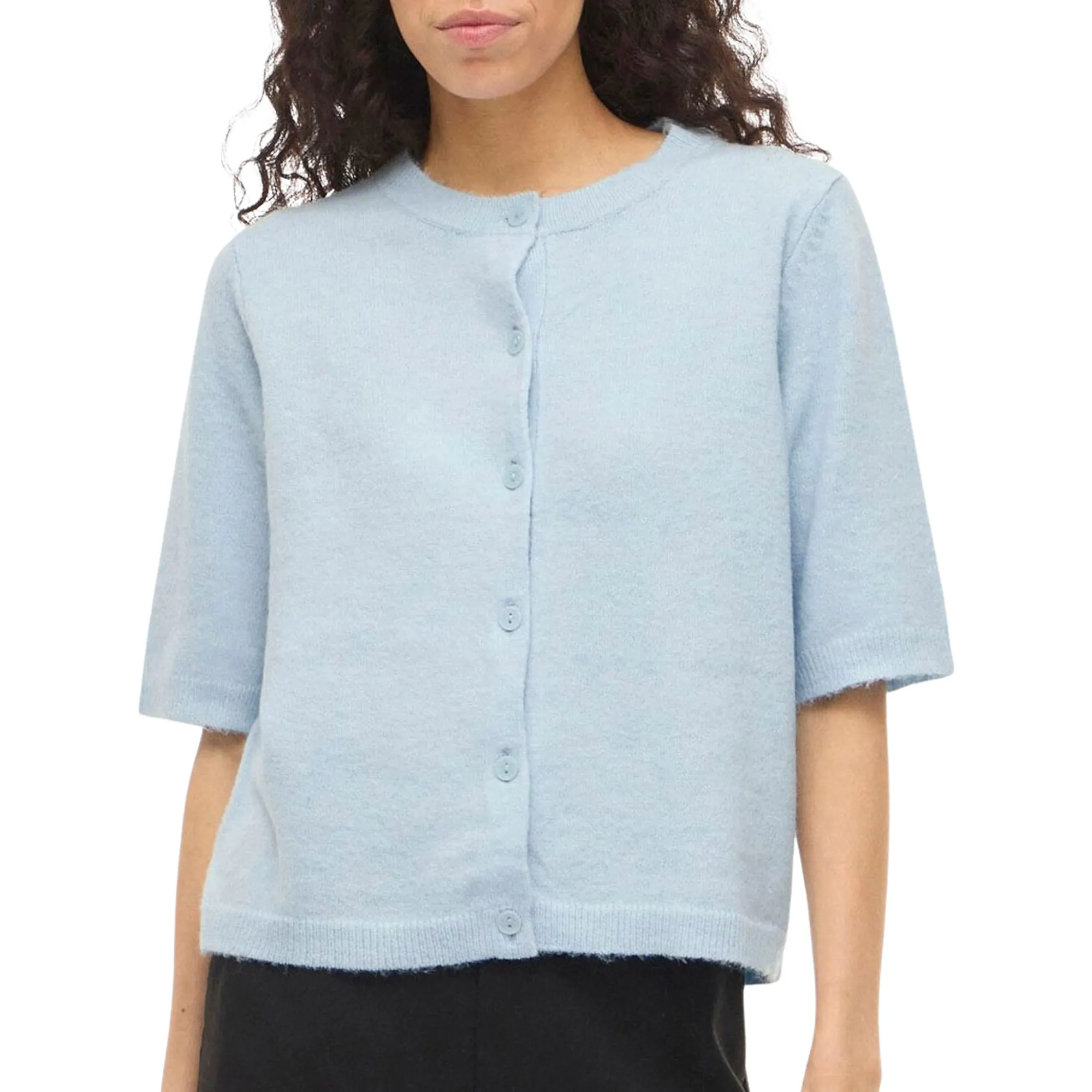Vila Liga 2/4 Knit Cardigan Vest Dames
