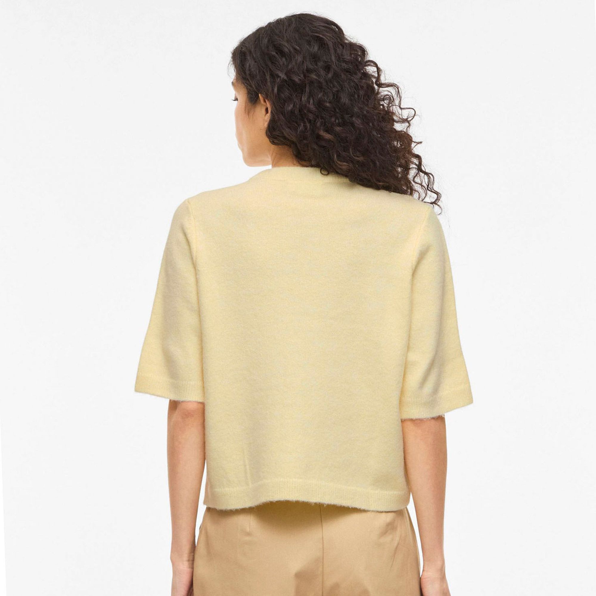 Vila Liga 2/4 Knit Cardigan Vest Dames