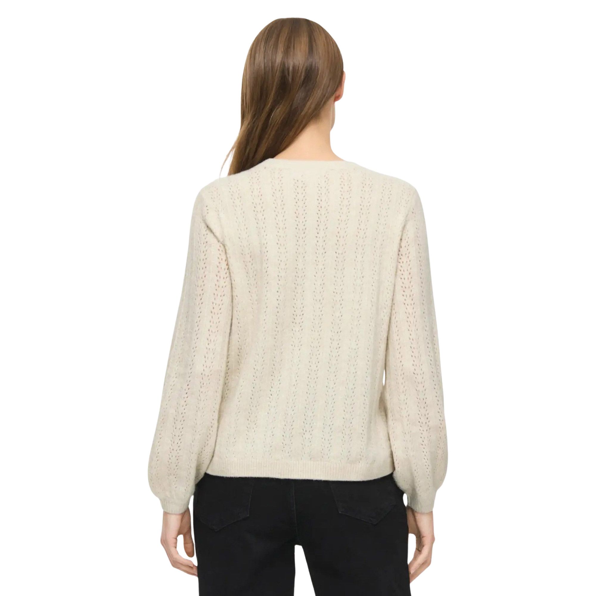 Vila Iga Pointelle Knitted Pullover Damen